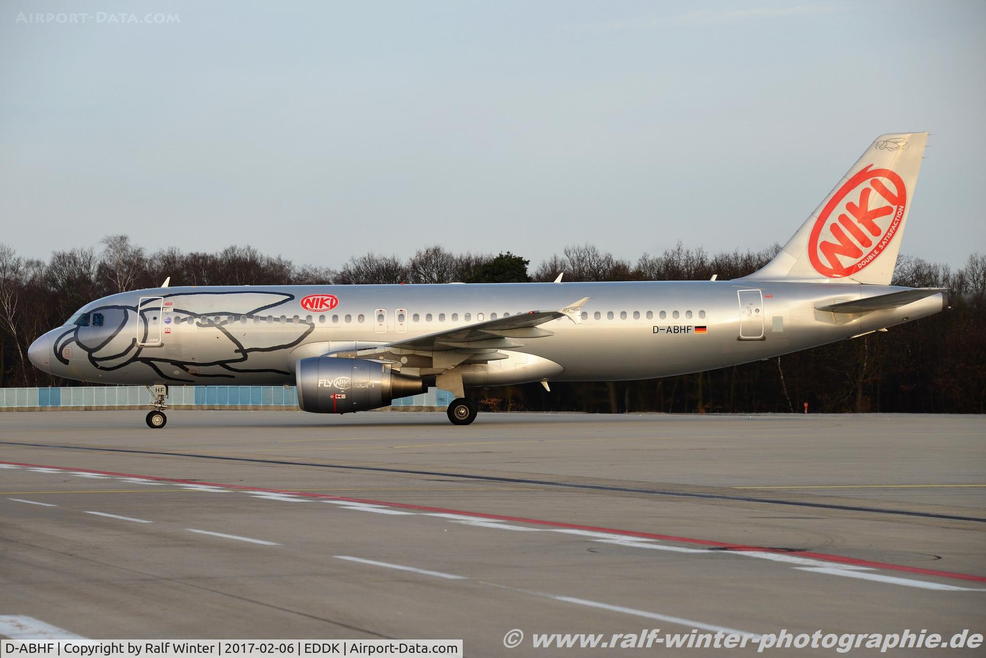 D-ABHF, 2006 Airbus A320-214 C/N 2749, Airbus A320-214 - AB BER Air Berlin opby NIKI - 2749 - D-ABHF - 06.02.2017 - CGN