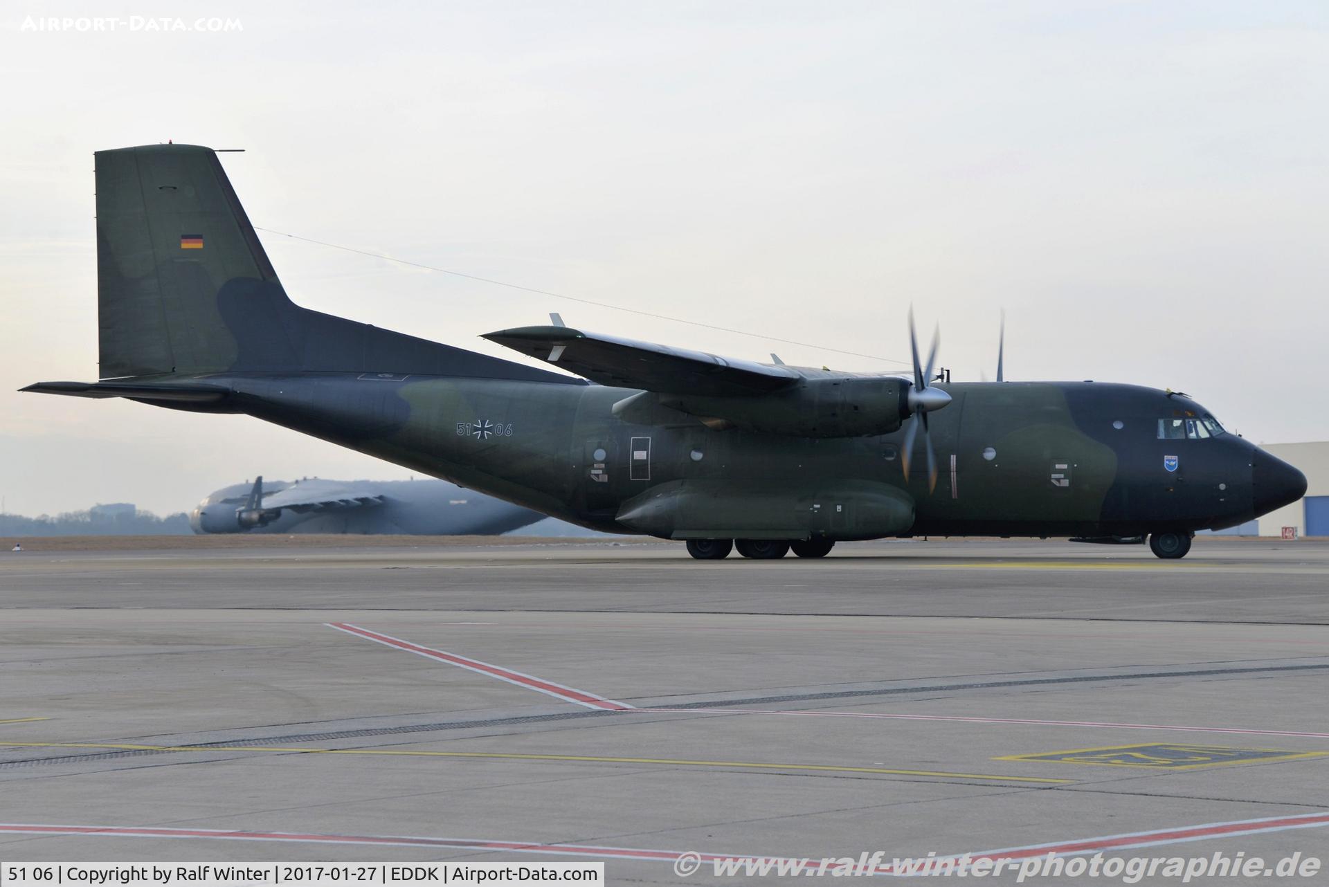 51 06, 1971 Transall C-160D C/N D-143, Transall C-160D - GAF German Air Force - D143 - 51+06 - 27.01.2017 - CGN