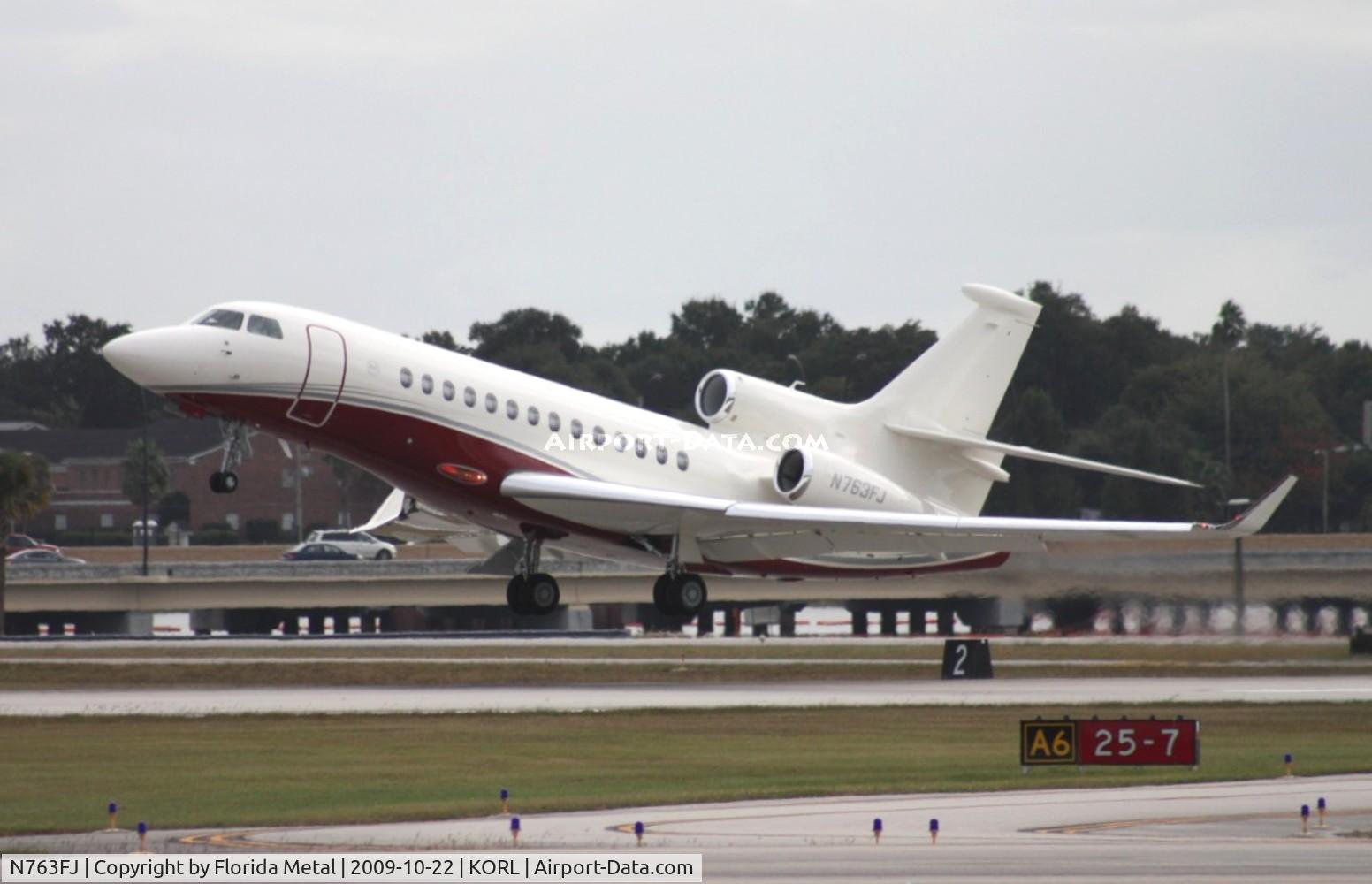 N763FJ, 2009 Dassault Falcon 7X C/N 63, NBAA ORL 2009