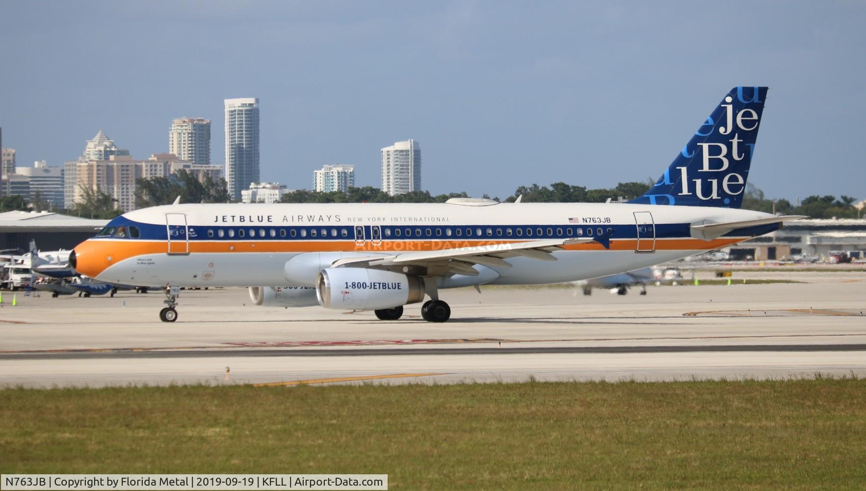 N763JB, 2008 Airbus A320-232 C/N 3707, FLL spotting 2019