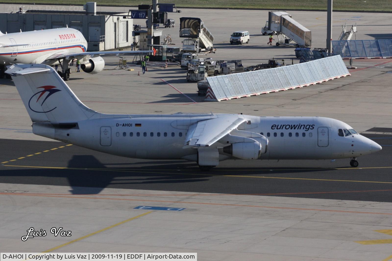 D-AHOI, 1990 British Aerospace BAe.146-300A C/N E3187, Eurowings