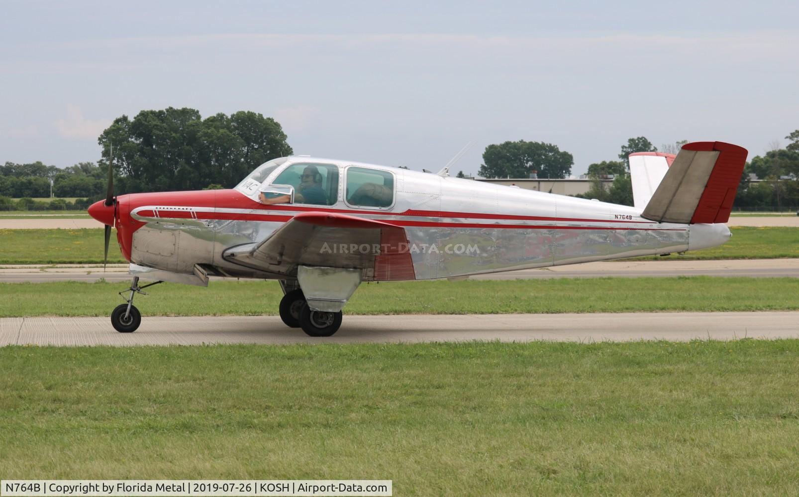 N764B, 1948 Beech A35 Bonanza C/N D-1772, EAA OSH 2019