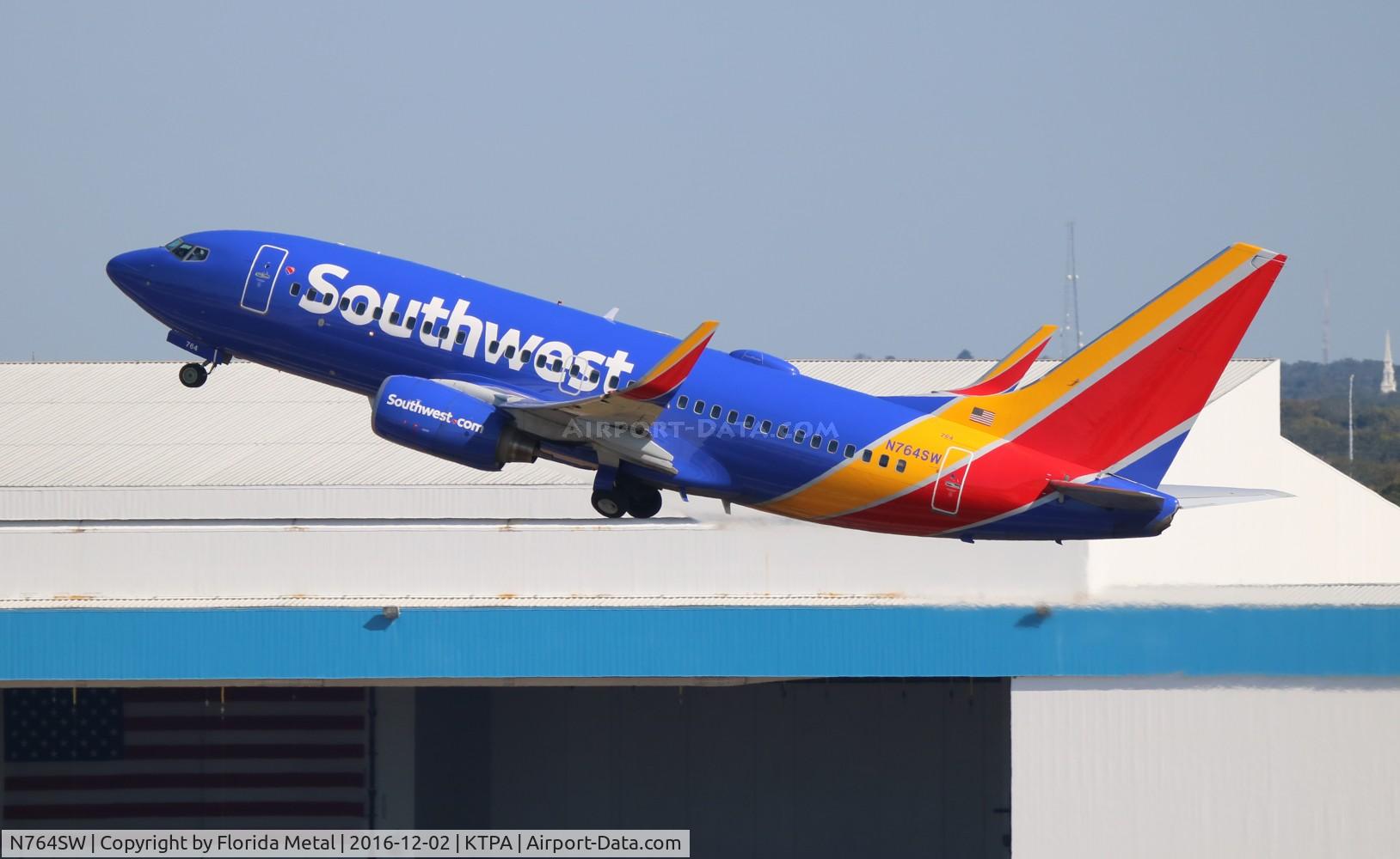 N764SW, 2000 Boeing 737-7H4 C/N 27878, TPA spotting 2016