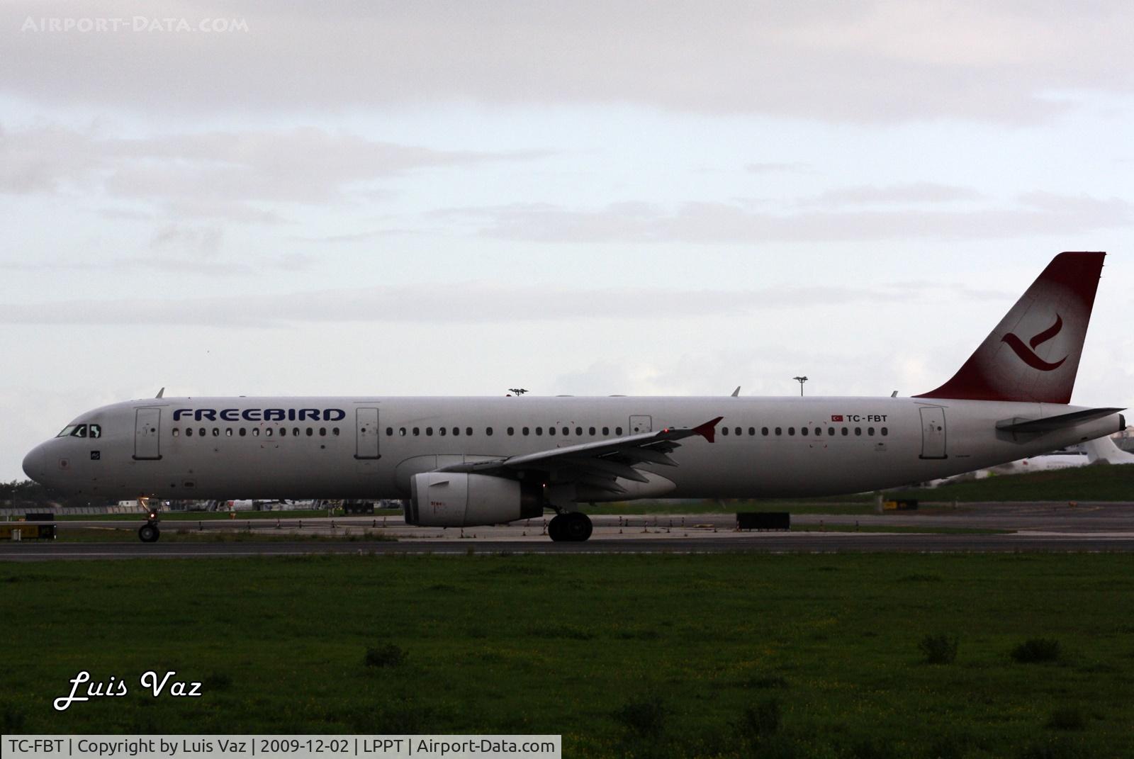 TC-FBT, 1998 Airbus A321-131 C/N 855, Freebird