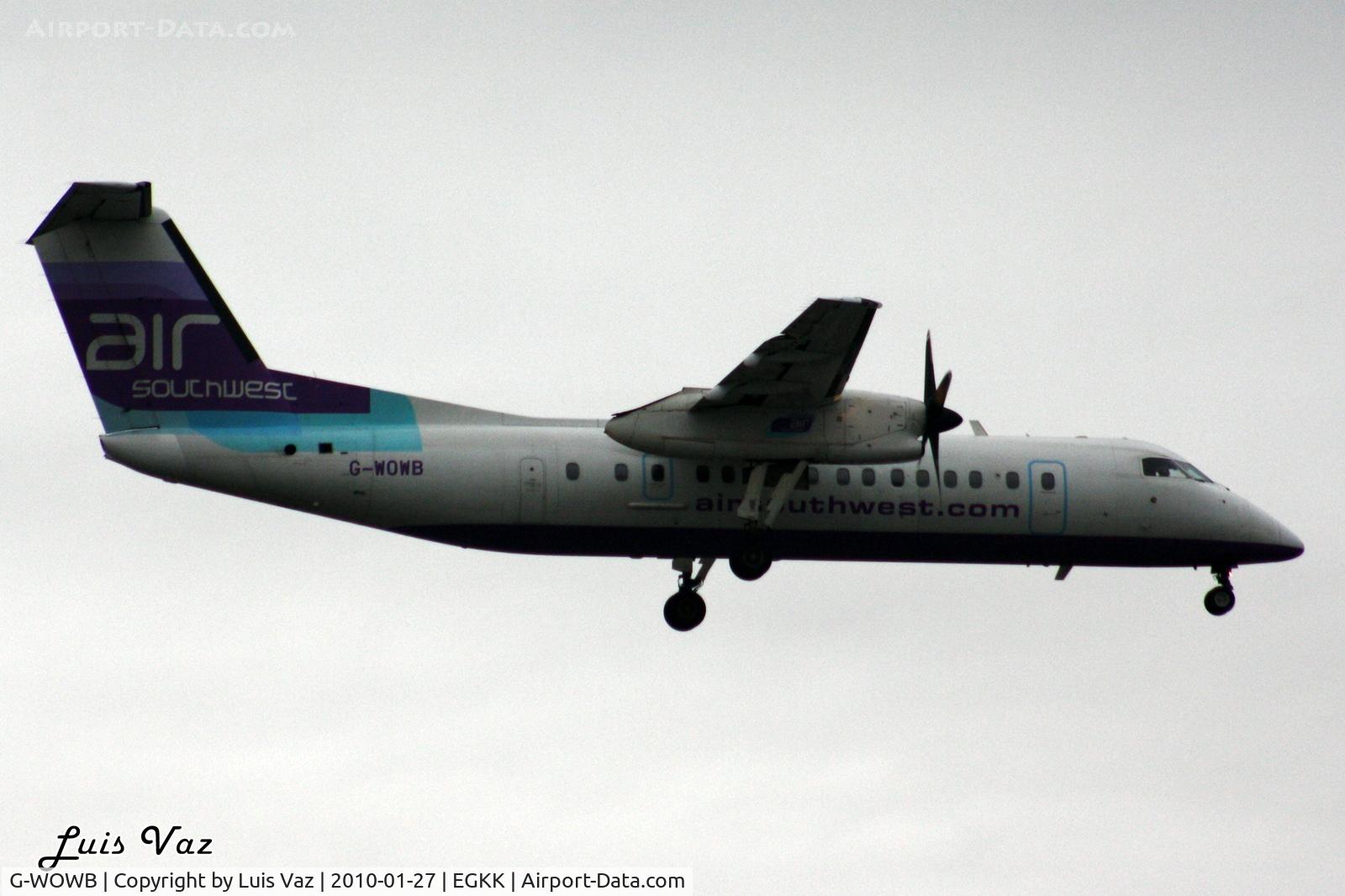G-WOWB, 1992 De Havilland Canada DHC-8-311 Dash 8 C/N 334, Air Southwest
