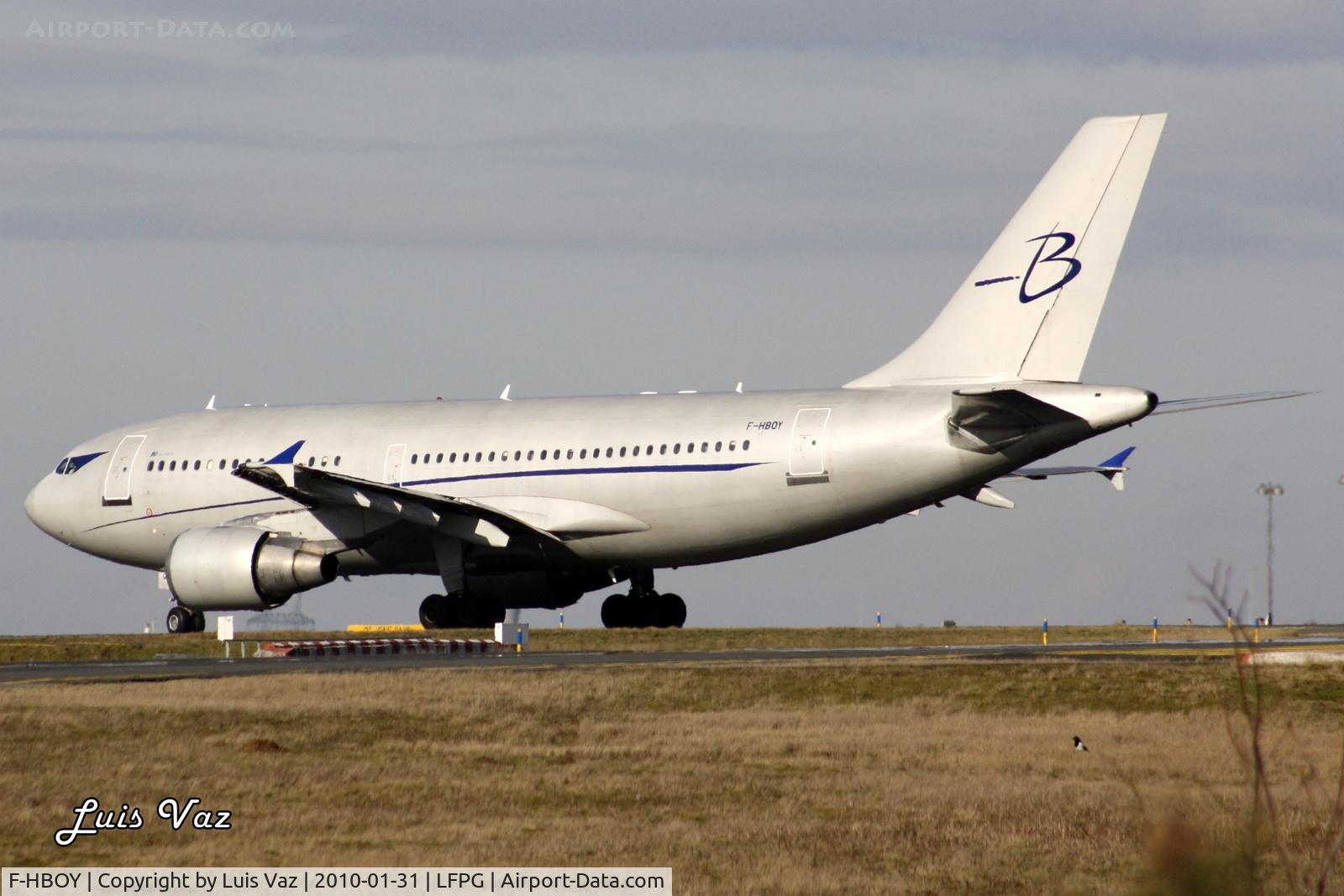 F-HBOY, 1992 Airbus A310-325/ET C/N 650, Blue Line