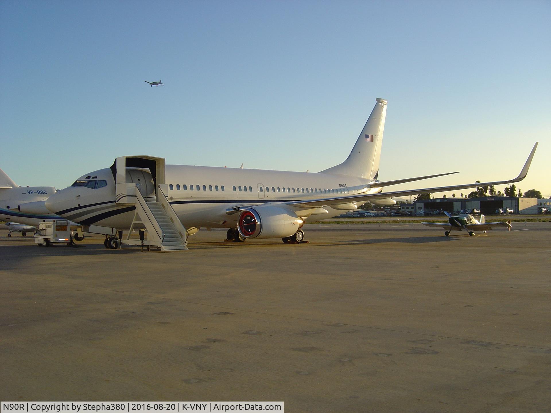 N90R, 2001 Boeing 737-7EL C/N 32775, Petersen Aviation Parking Van Nuys