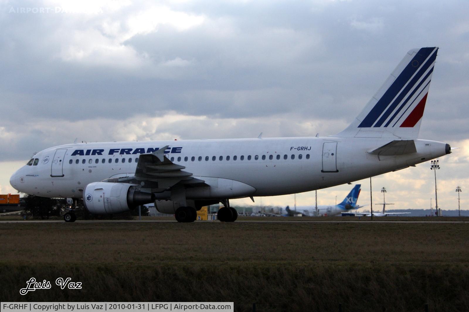 F-GRHF, 1999 Airbus A319-111 C/N 1025, Air France