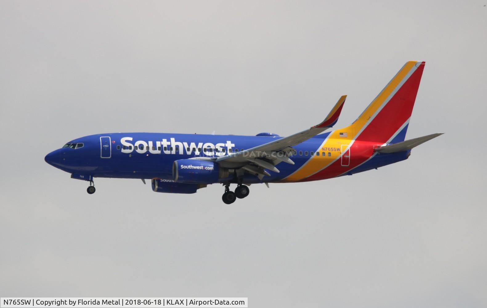 N765SW, 2000 Boeing 737-7H4 C/N 29805, LAX spotting 2018