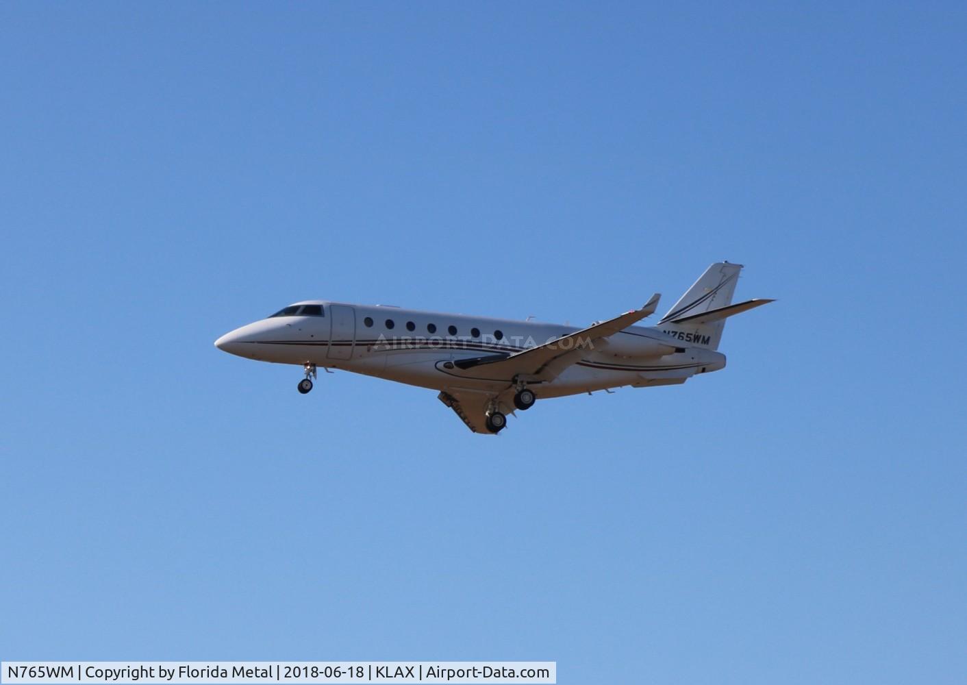 N765WM, 2005 Israel Aircraft Industries Gulfstream 200 C/N 115, LAX spotting 2018