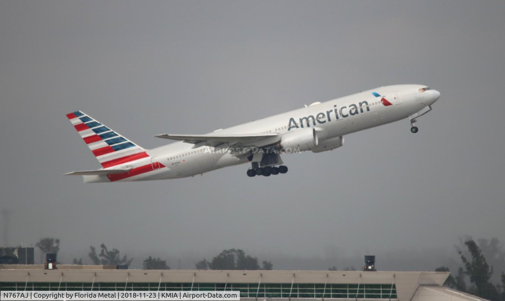 N767AJ, 2006 Boeing 777-223 C/N 33539, MIA spotting 2018