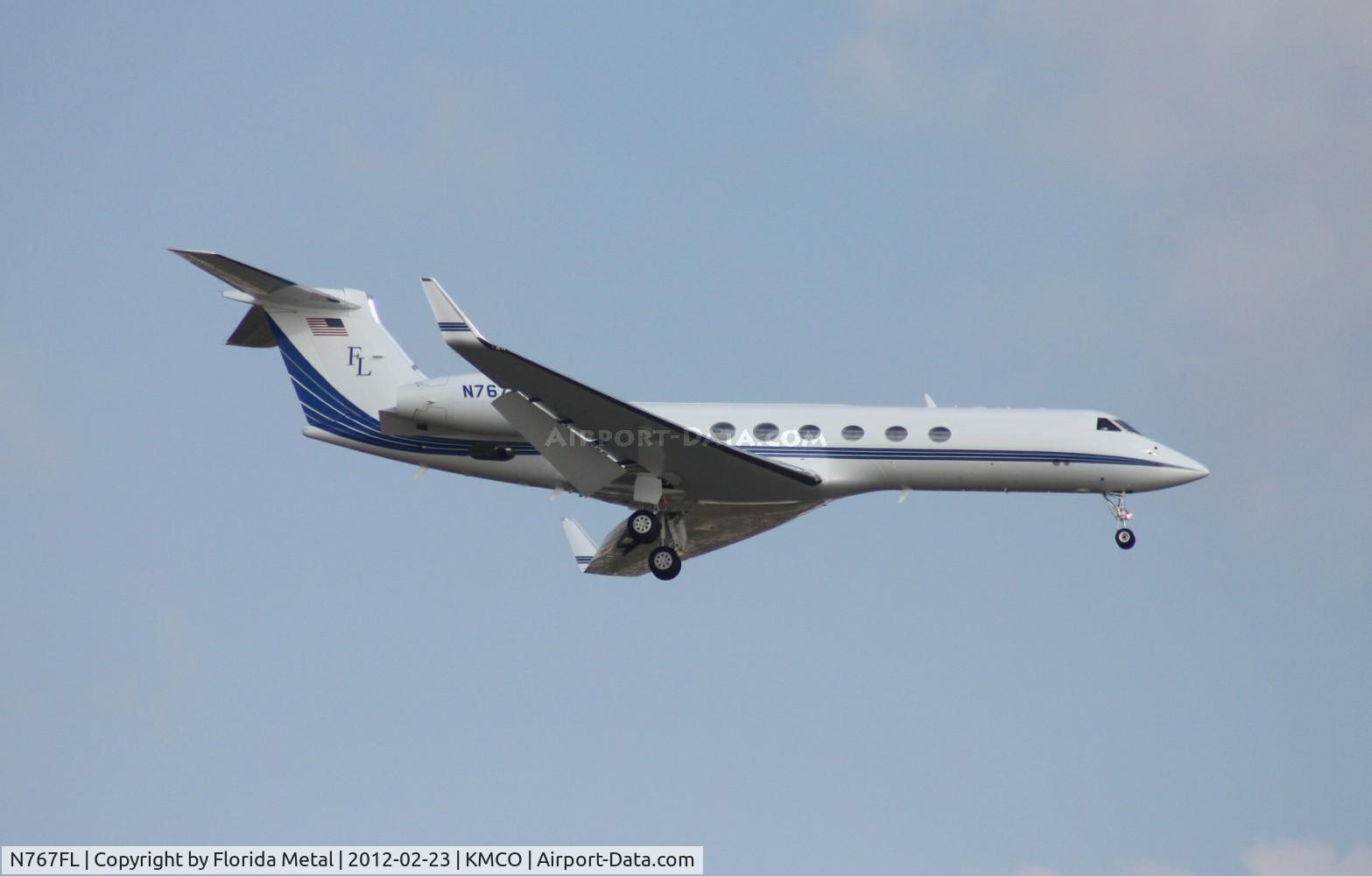 N767FL, 1999 Gulfstream Aerospace G-V C/N 503, MCO spotting 2012