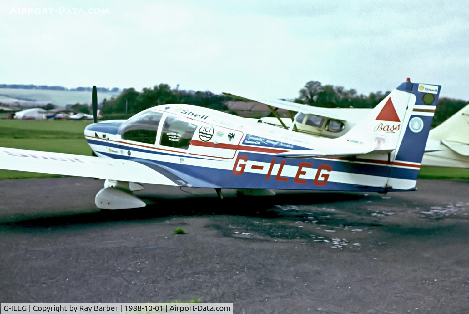 G-ILEG, 1971 Robin HR-100-200B Royale C/N 113, G-ILEG   Robin HR.100/200B Royal [113] (Place & Date unknown) @ 01/10/1988