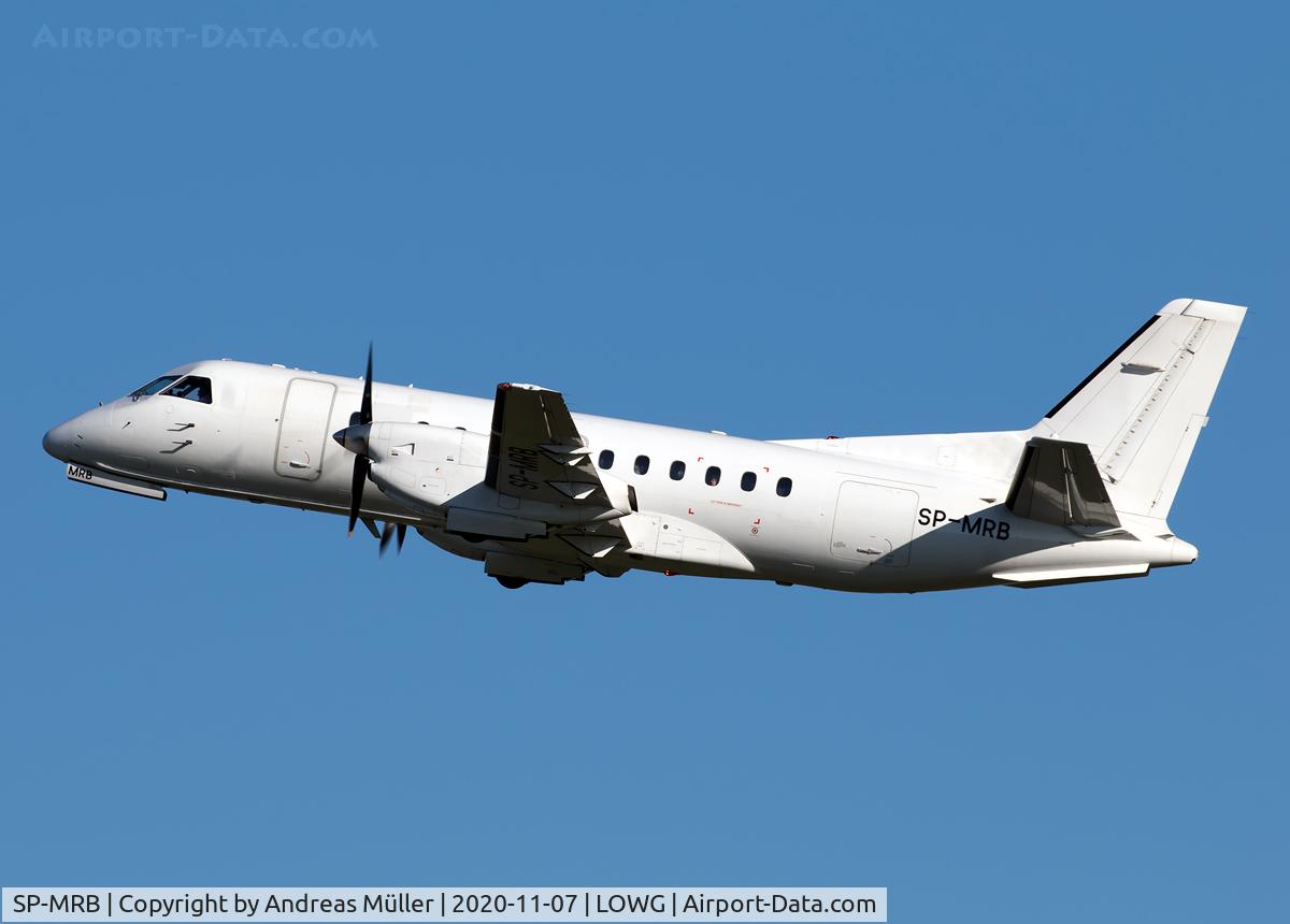 SP-MRB, 1987 Saab SF340A C/N 340A-100, Takeoff to Sarajevo.