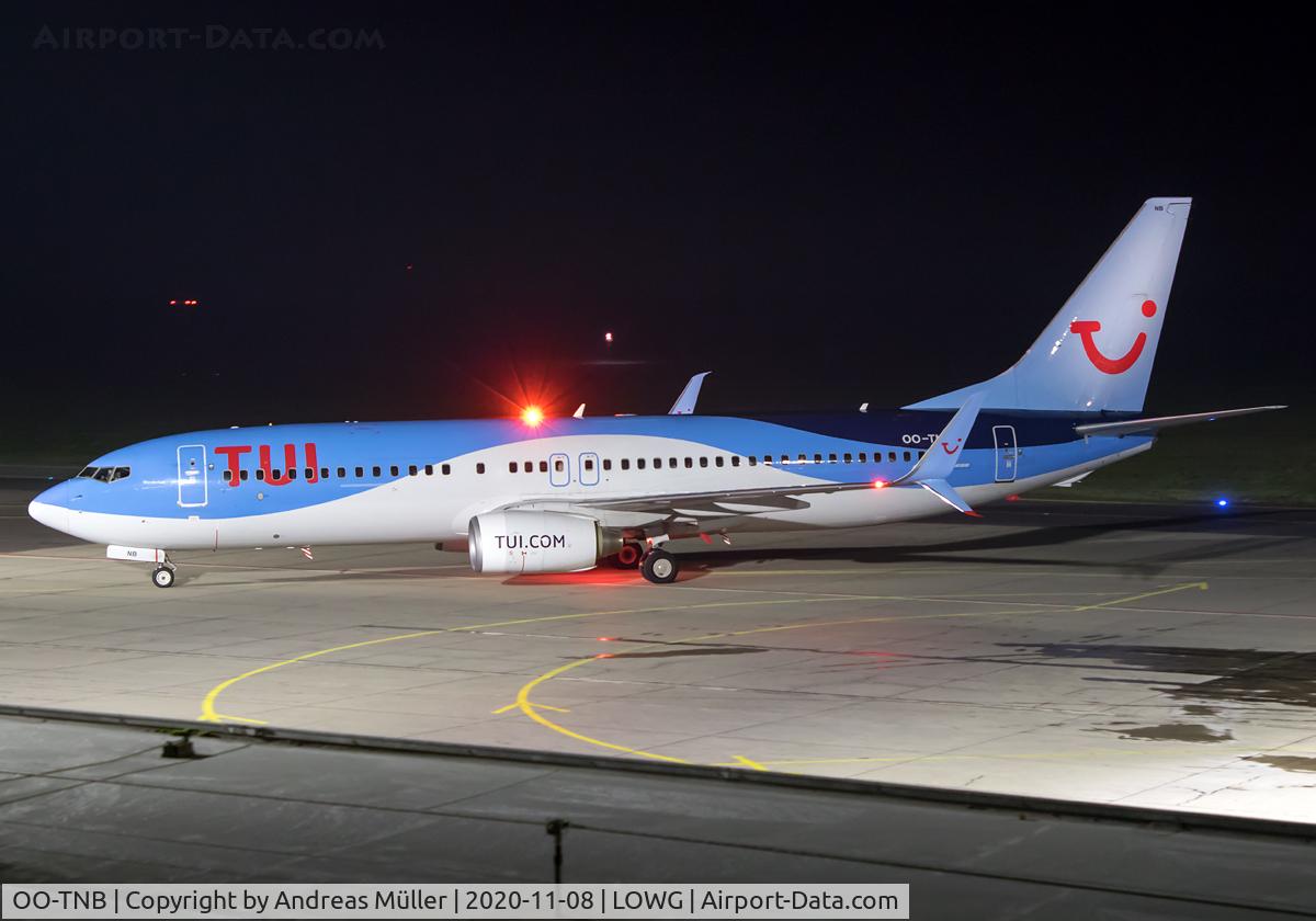 OO-TNB, 2009 Boeing 737-8K5 C/N 35149, Charter flight from Amsterdam.