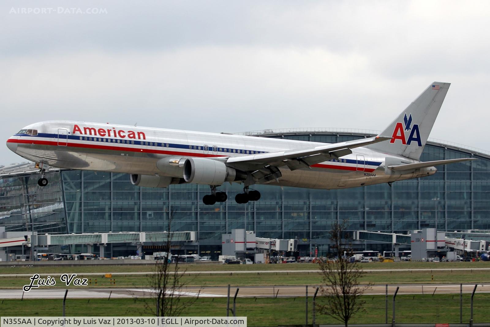N355AA, 1988 Boeing 767-323/ER C/N 24036, American Airlines