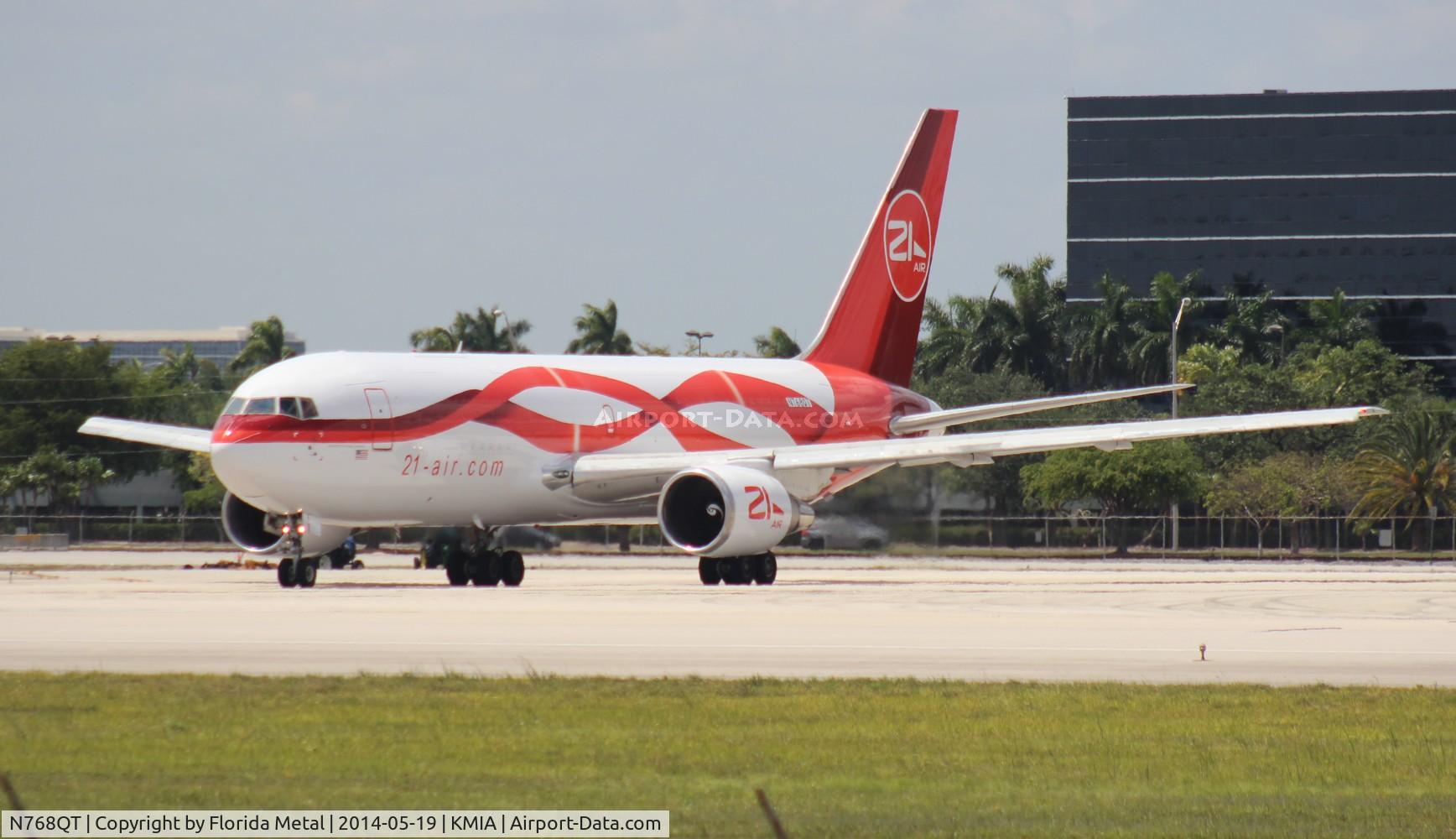 N768QT, 1987 Boeing 767-241 C/N 23803, MIA spotting 2014