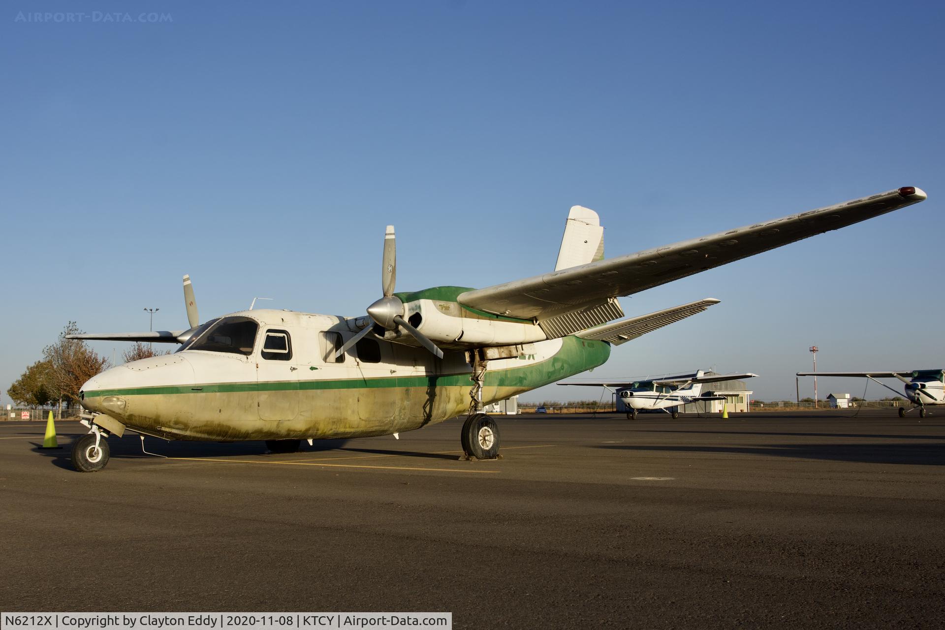 N6212X, 1963 Aero Commander 500B Commander Commander C/N 500B-1102-63, Tracy Airport California 2020.