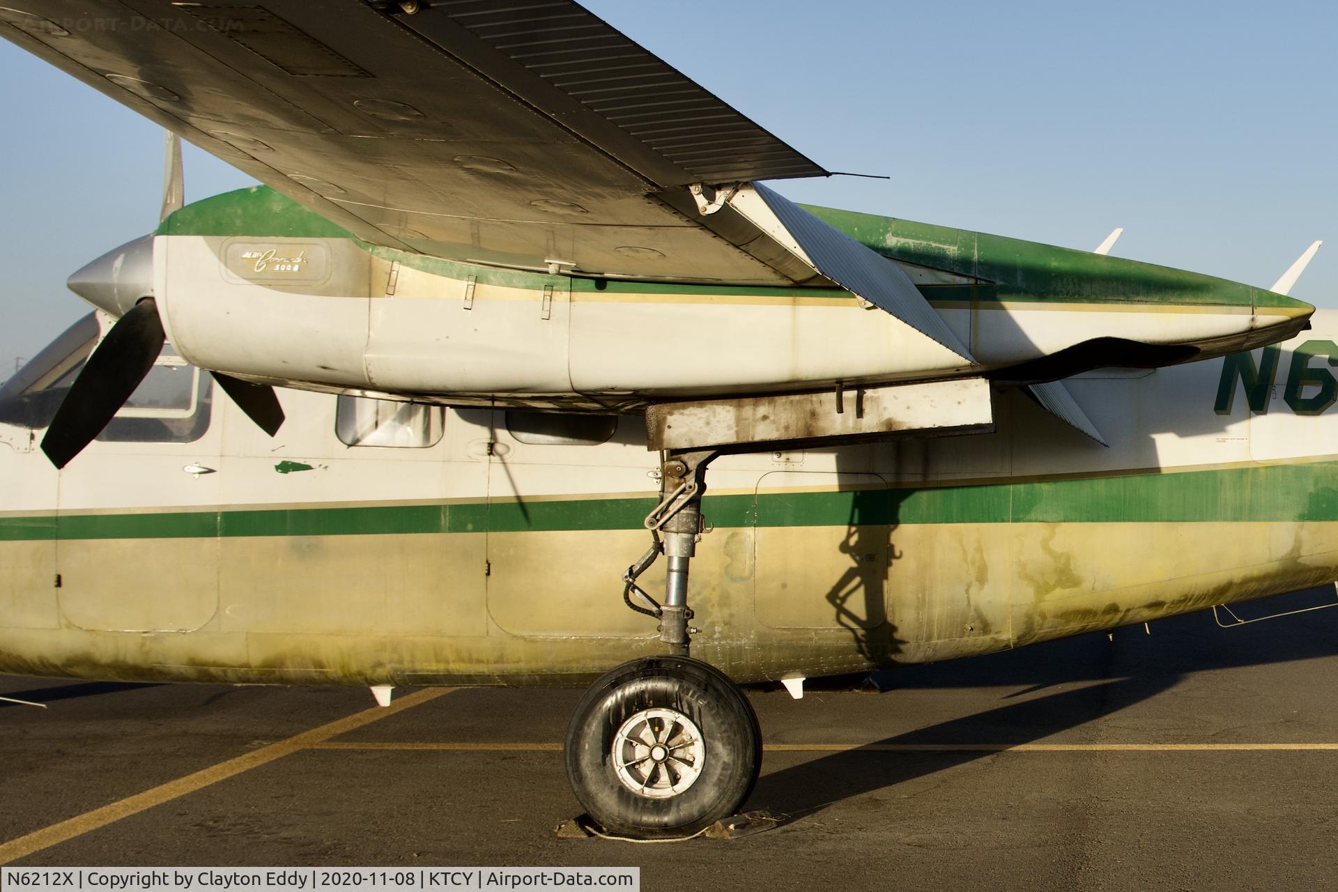 N6212X, 1963 Aero Commander 500B Commander Commander C/N 500B-1102-63, Tracy Airport California 2020.