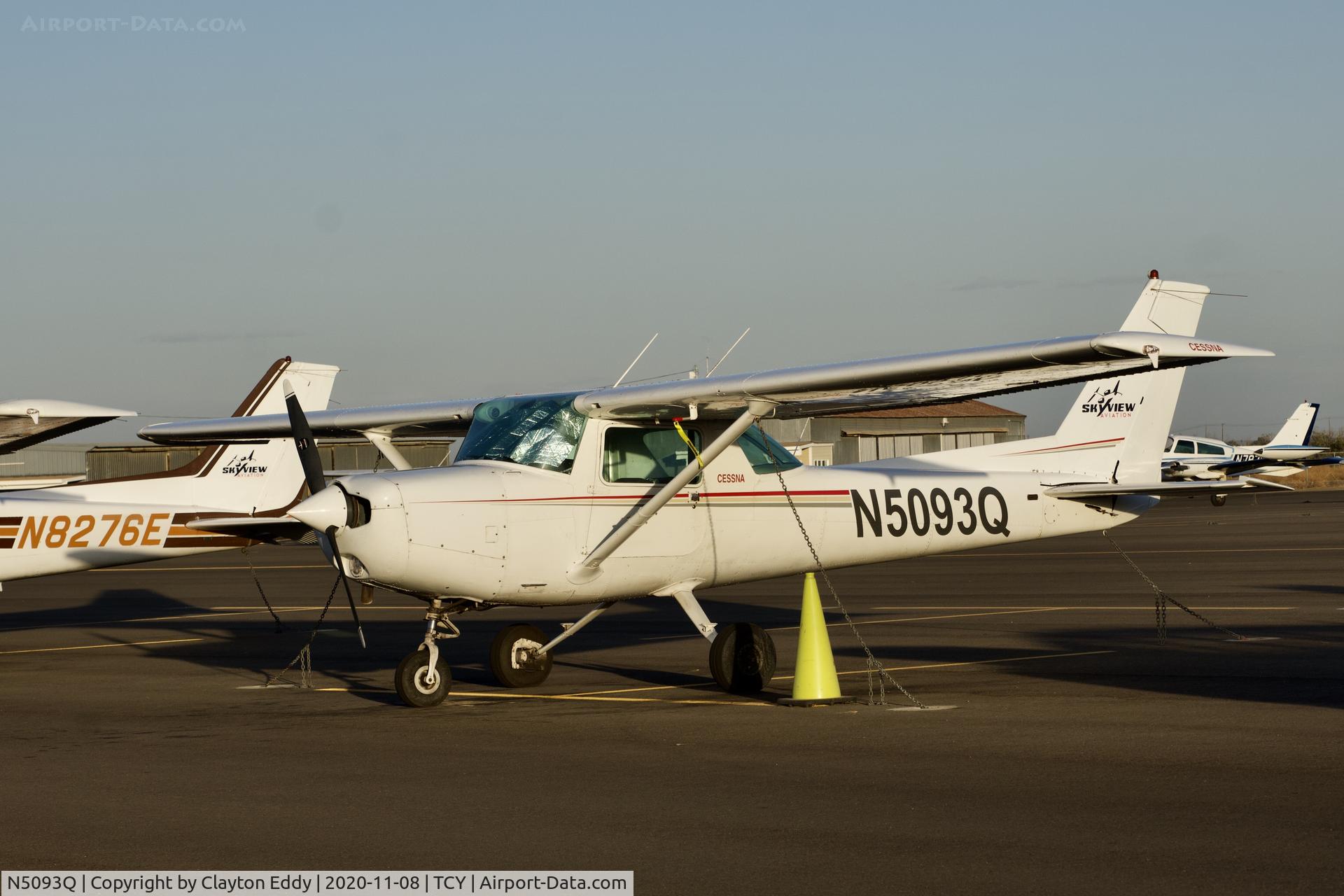 N5093Q, 1981 Cessna 152 C/N 15285073, Tracy Airport California 2020.