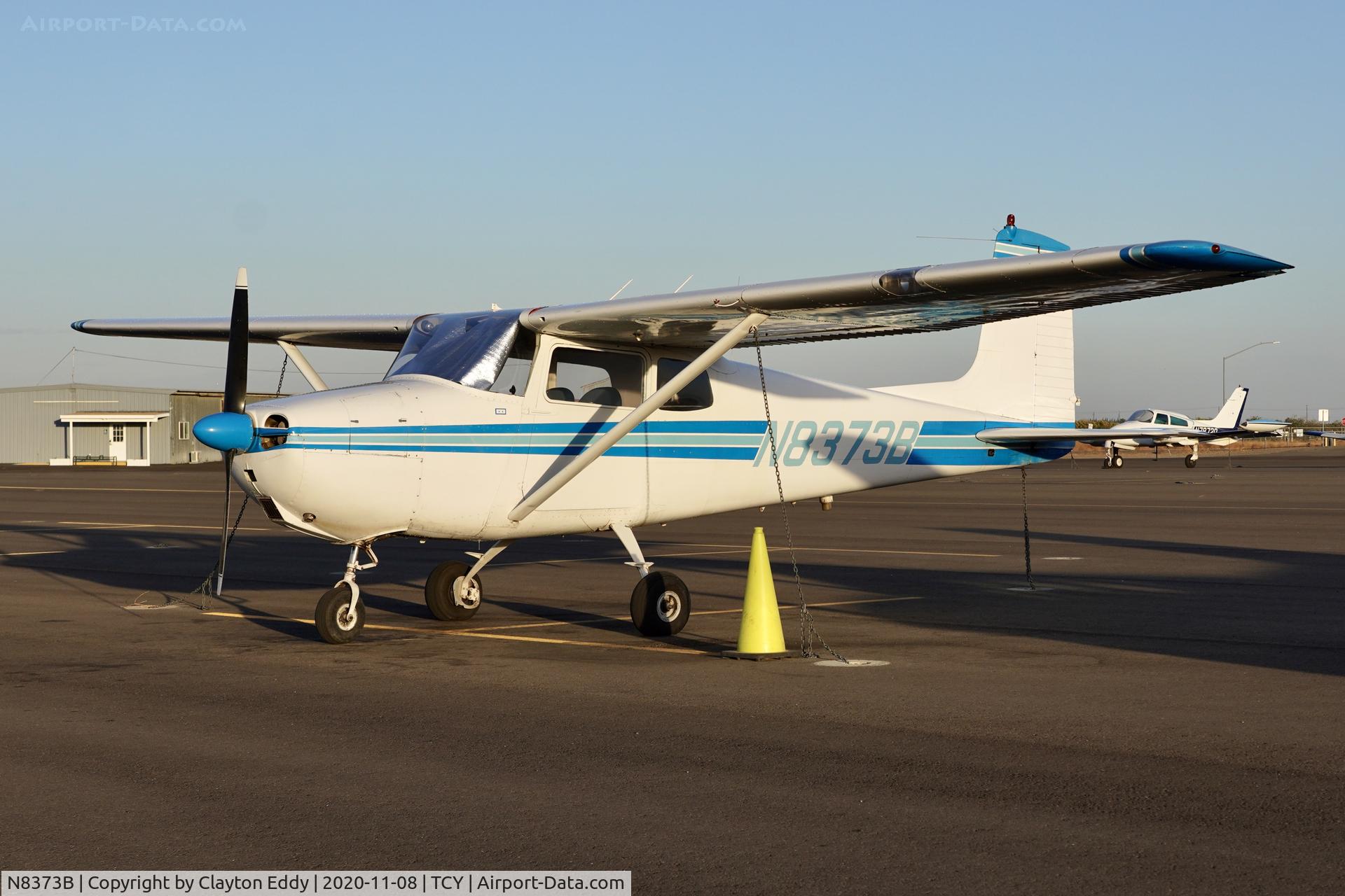 N8373B, 1957 Cessna 172 C/N 36173, Tracy Airport California 2020.
