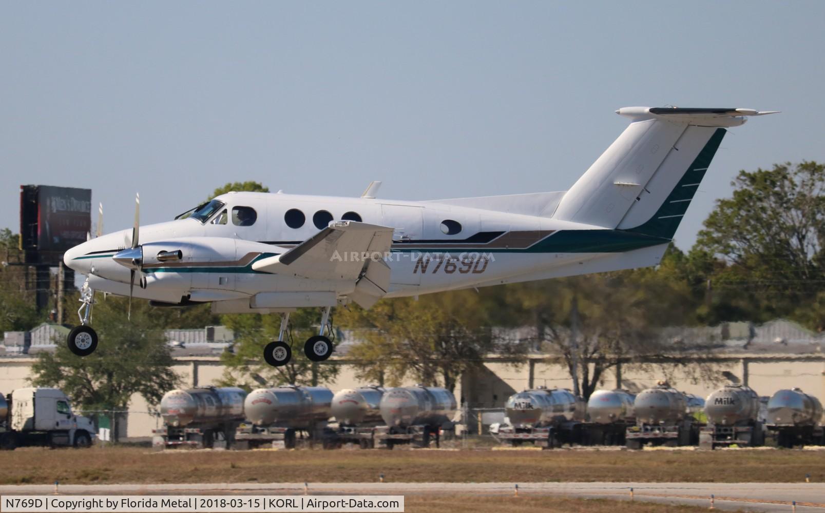 N769D, 1980 Beech F90 King Air C/N LA-52, ORL spotting 2018
