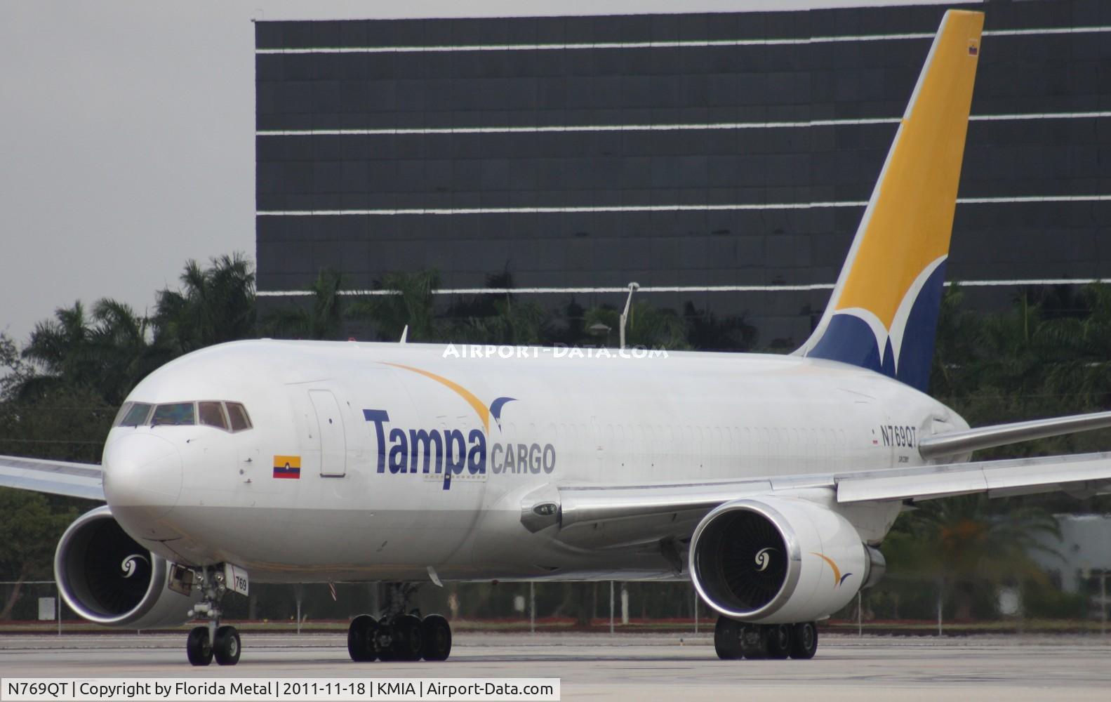 N769QT, 1987 Boeing 767-241 C/N 23801, MIA spotting 2011
