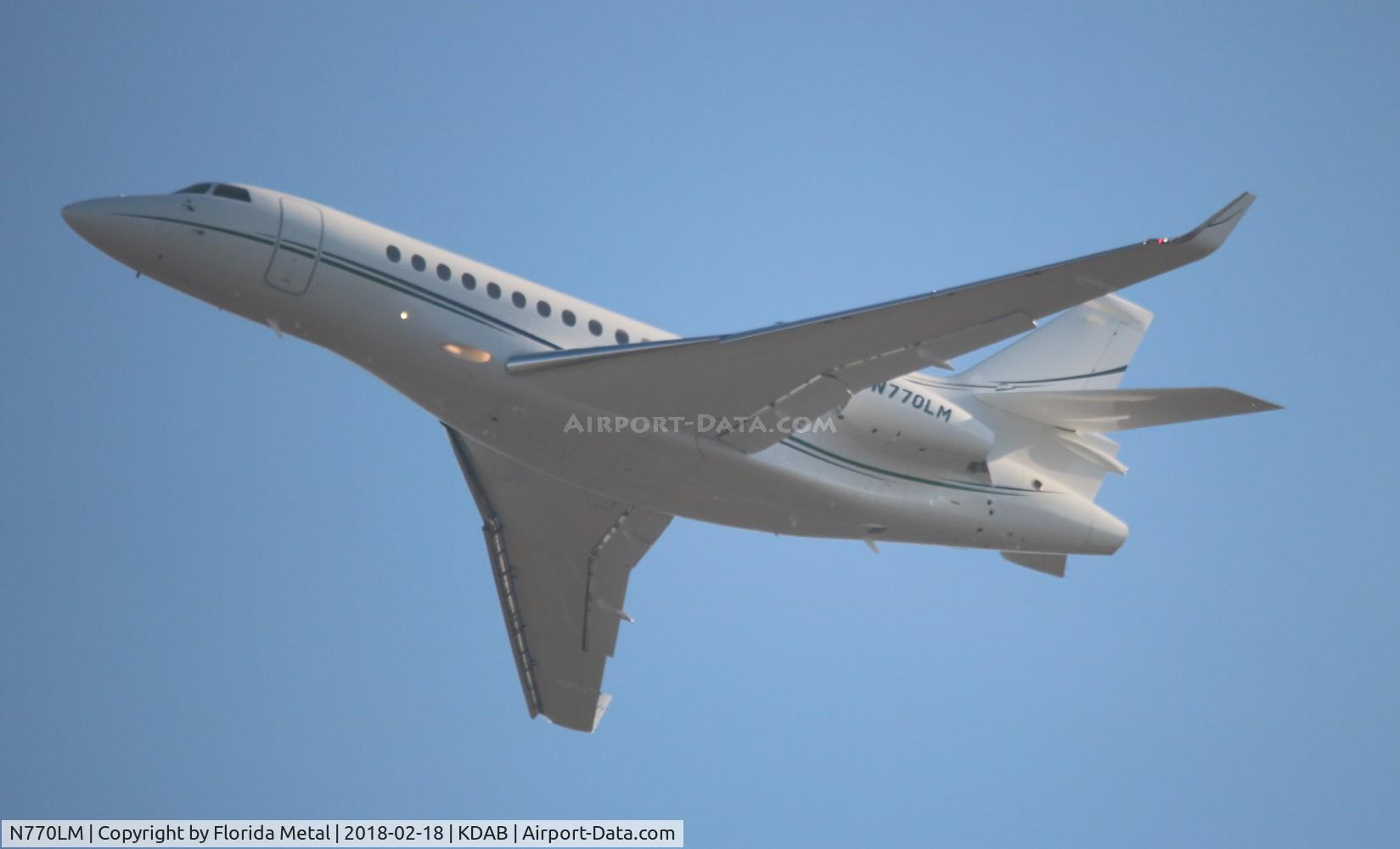 N770LM, 2015 Dassault Falcon 7X C/N 262, DAB spotting 2018