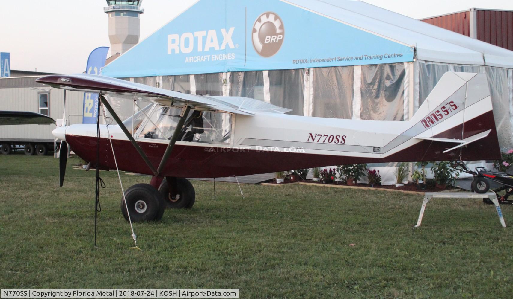 N770SS, Rans S-7 Courier C/N 0405400, EAA OSH 2018