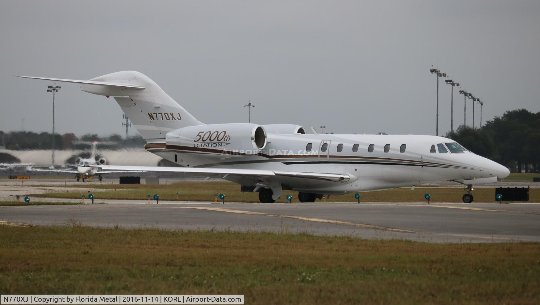 N770XJ, 2007 Cessna 750 Citation X C/N 750-0270, ORL spotting 2016