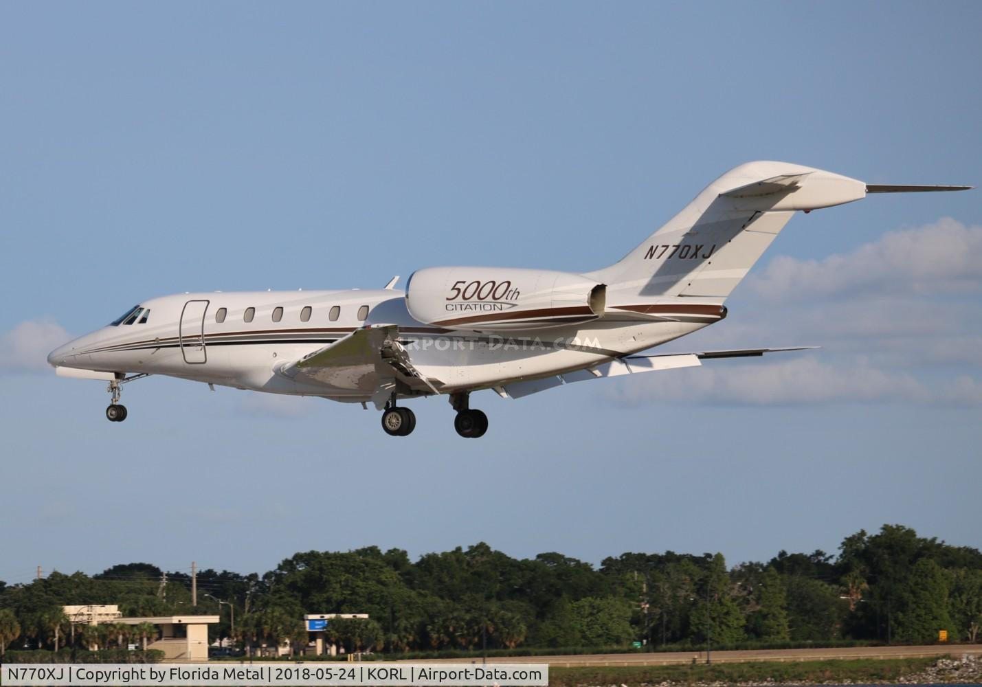 N770XJ, 2007 Cessna 750 Citation X C/N 750-0270, ORL spotting 2018