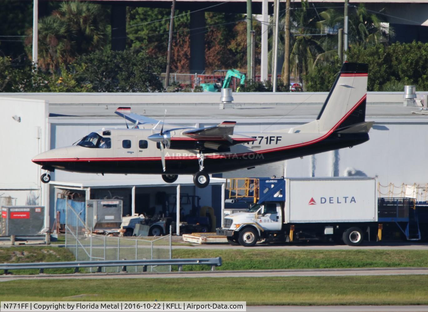 N771FF, 1982 Gulfstream Aerospace 690D Jetprop 900 C/N 15014, FLL spotting 2016