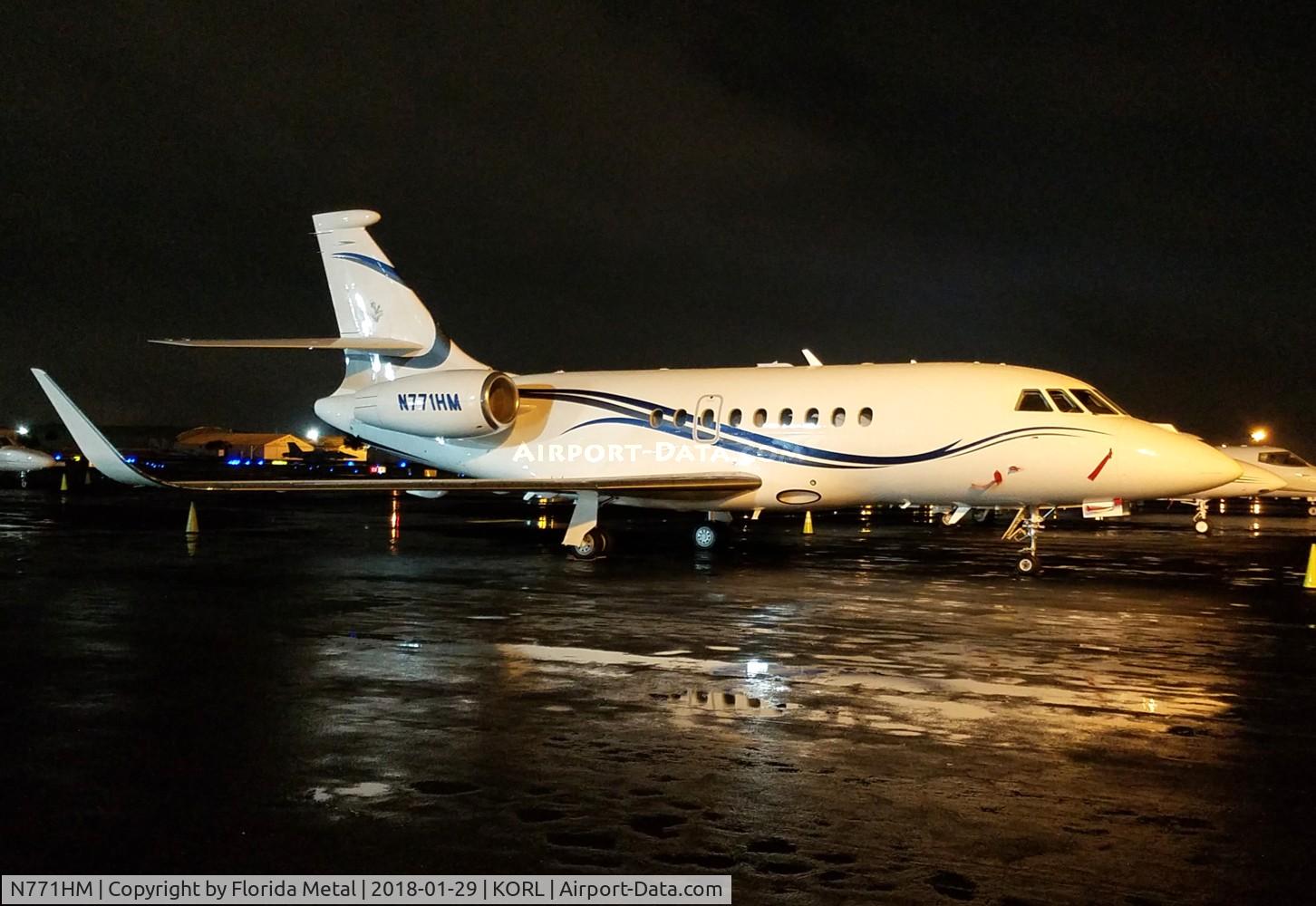 N771HM, 2014 Dassault Falcon 2000EX C/N 279, ORL spotting 2018