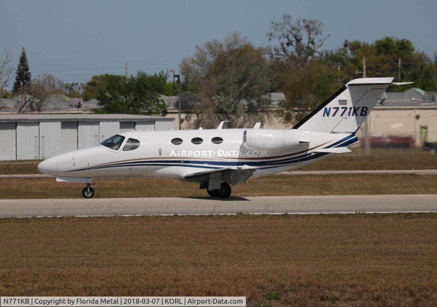 N771KB, Cessna 510 Citation Mustang C/N 510-0351, ORL spotting 2018