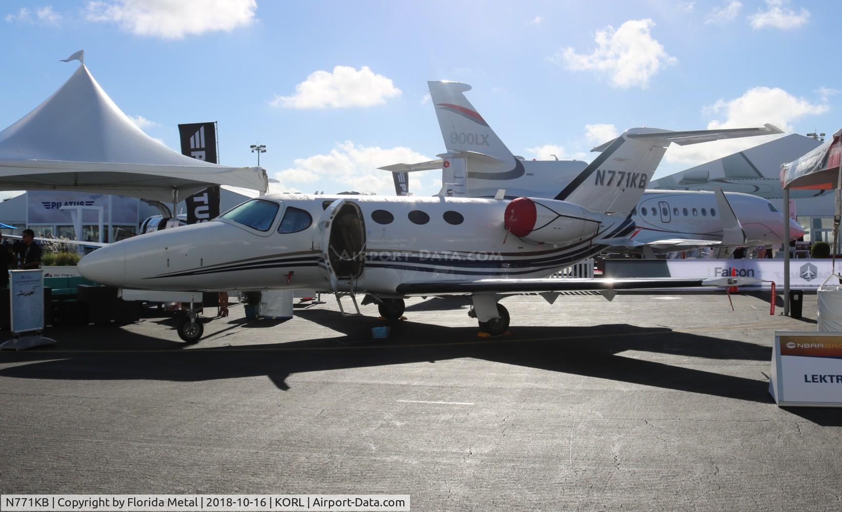 N771KB, Cessna 510 Citation Mustang C/N 510-0351, NBAA ORL 2018