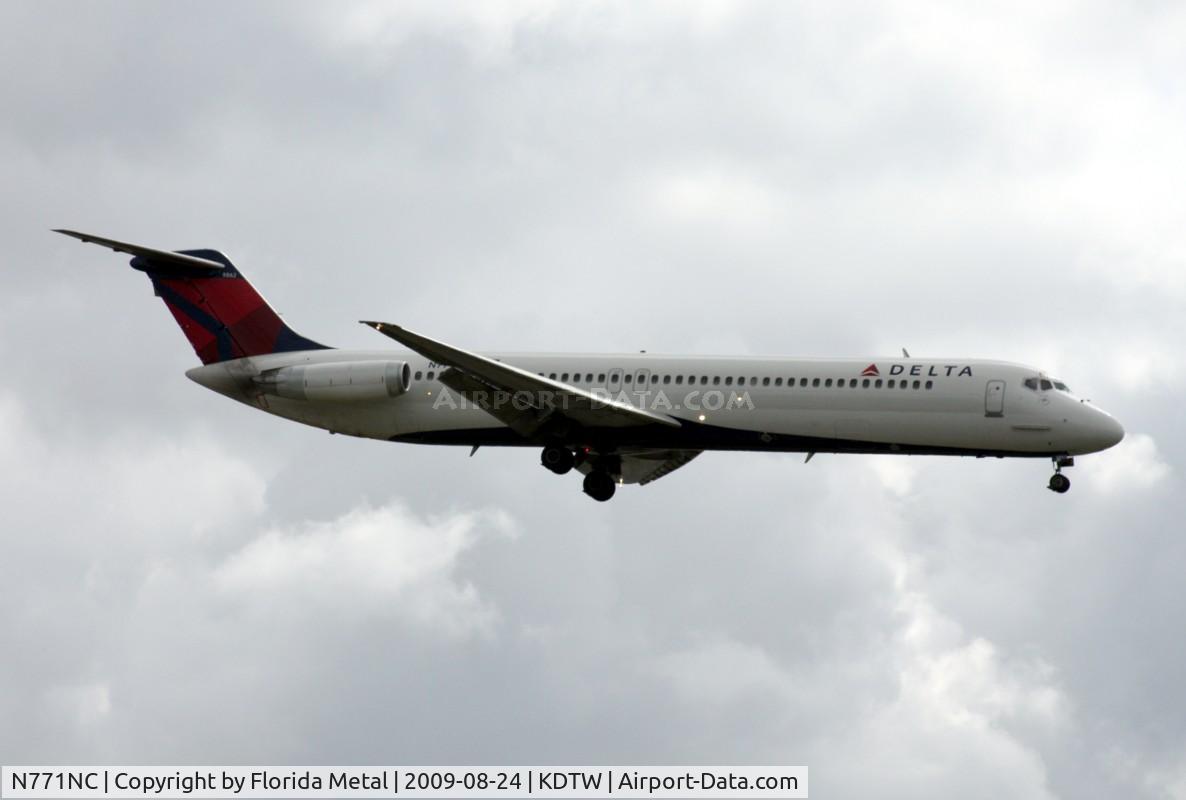 N771NC, 1978 McDonnell Douglas DC-9-51 C/N 47769, DTW spotting 2009