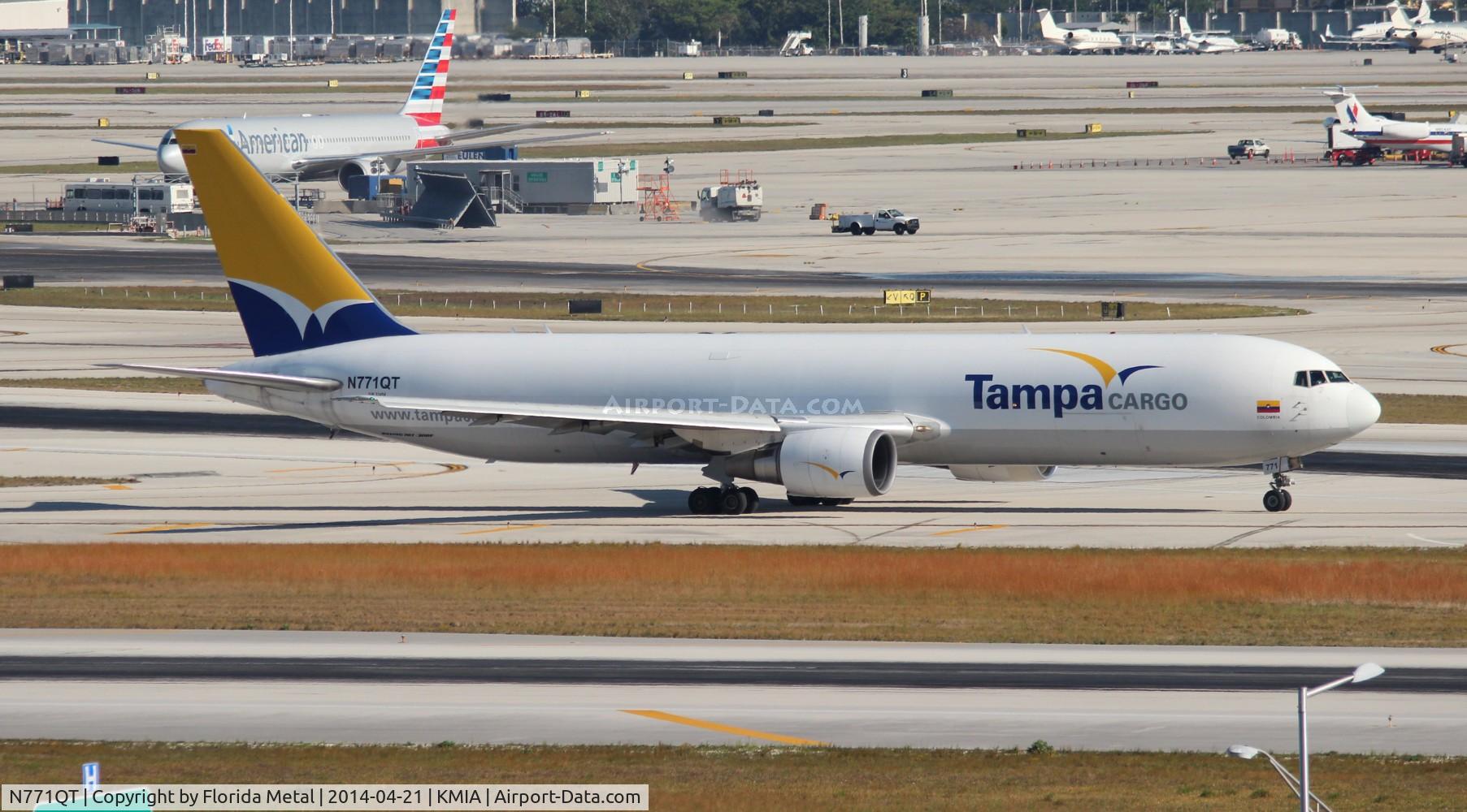 N771QT, Boeing 767-381F C/N 33404, MIA spotting 2014
