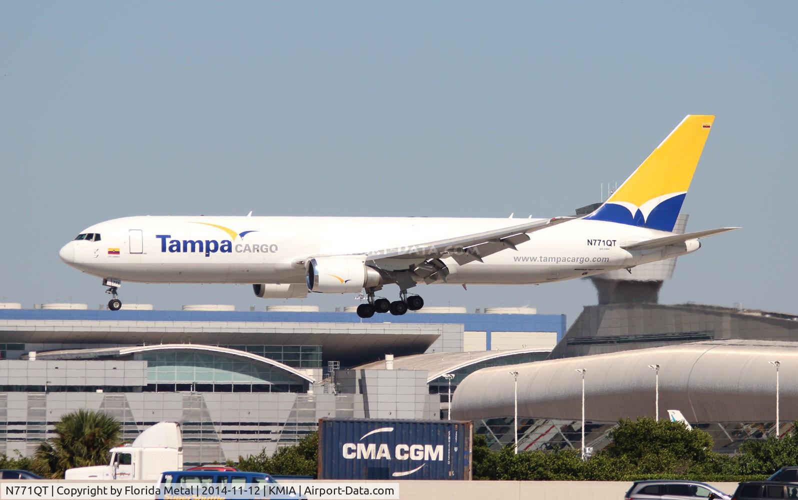 N771QT, Boeing 767-381F C/N 33404, MIA spotting 2014