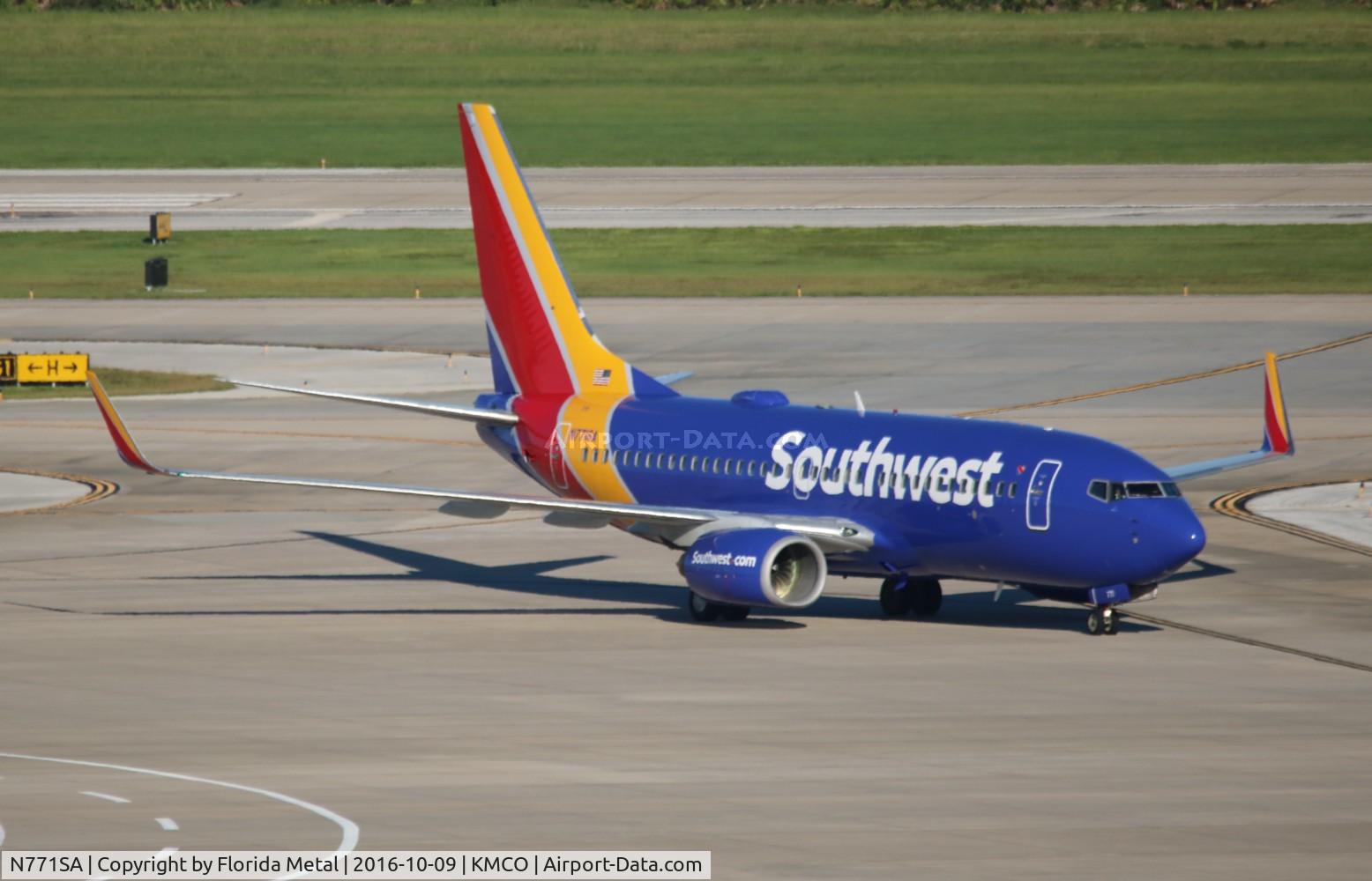 N771SA, 2000 Boeing 737-7H4 C/N 27879, MCO spotting 2016