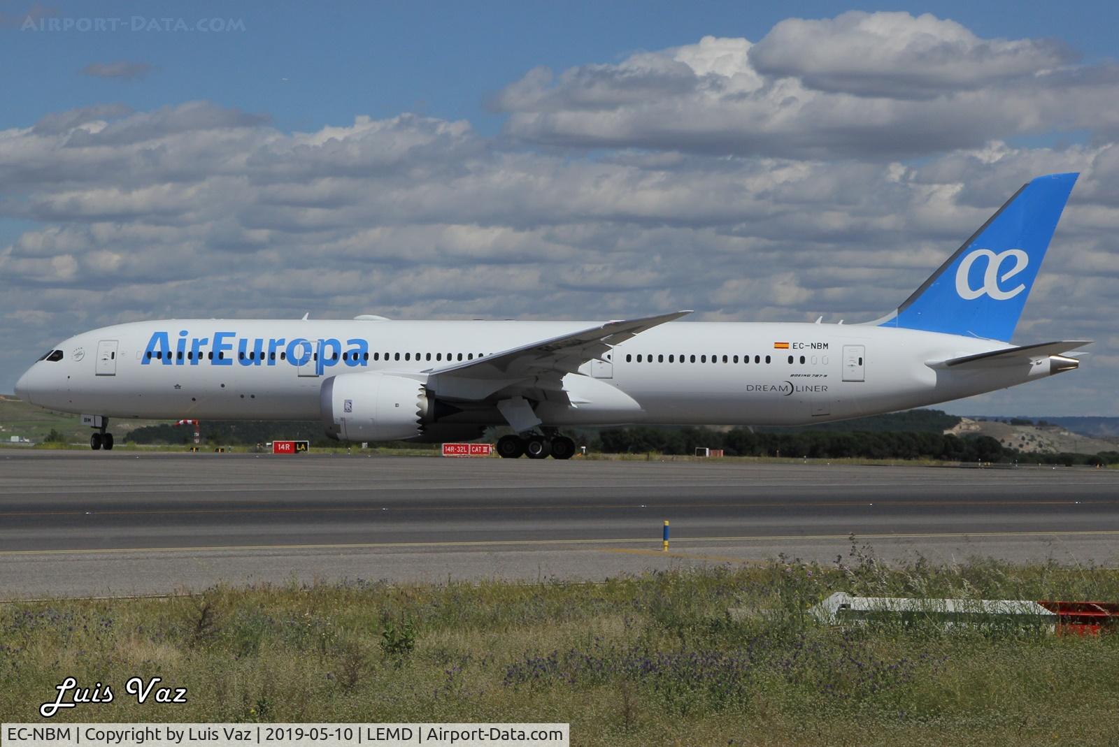 EC-NBM, 2019 Boeing 787-9 Dreamliner C/N 65246, Air Europa