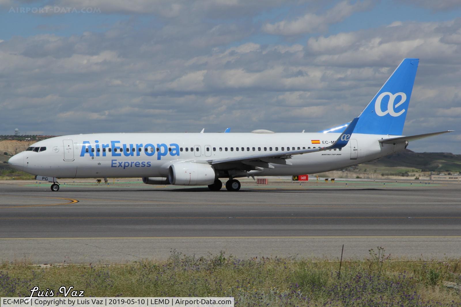 EC-MPG, 2017 Boeing 737-800 C/N 60586, AirEuropa Express