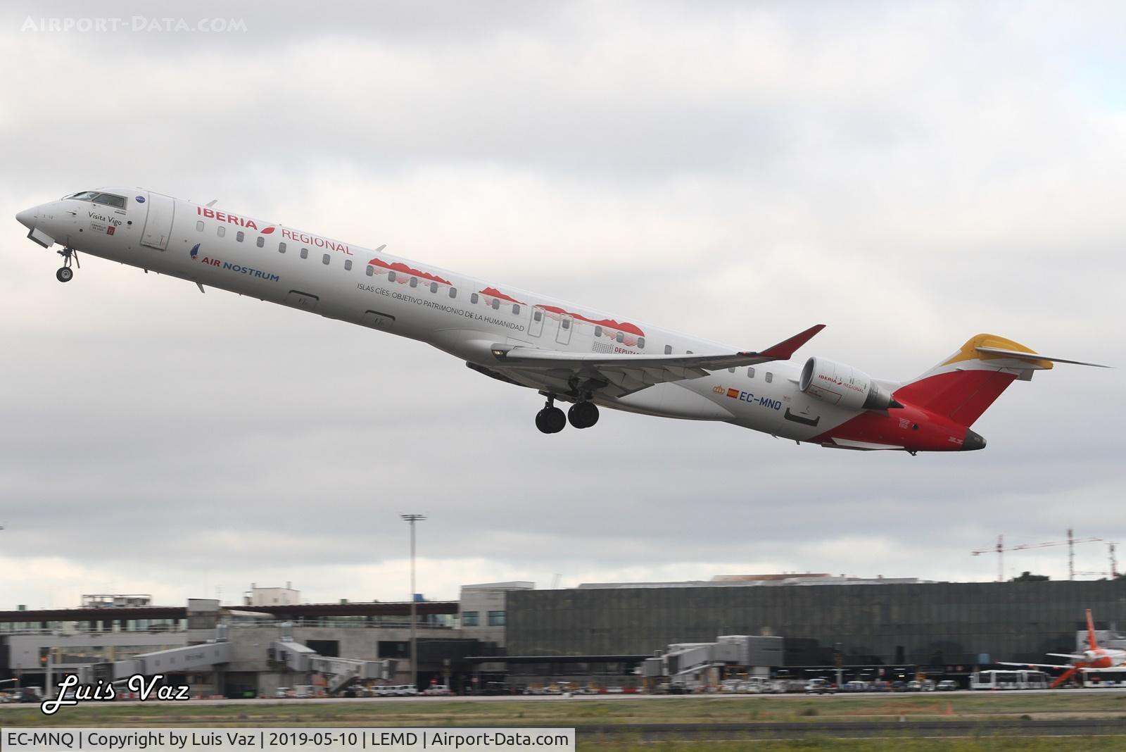 EC-MNQ, 2016 Bombardier CRJ-1000ER NG (CL-600-2E25) C/N 19051, Air Nostrum - 
