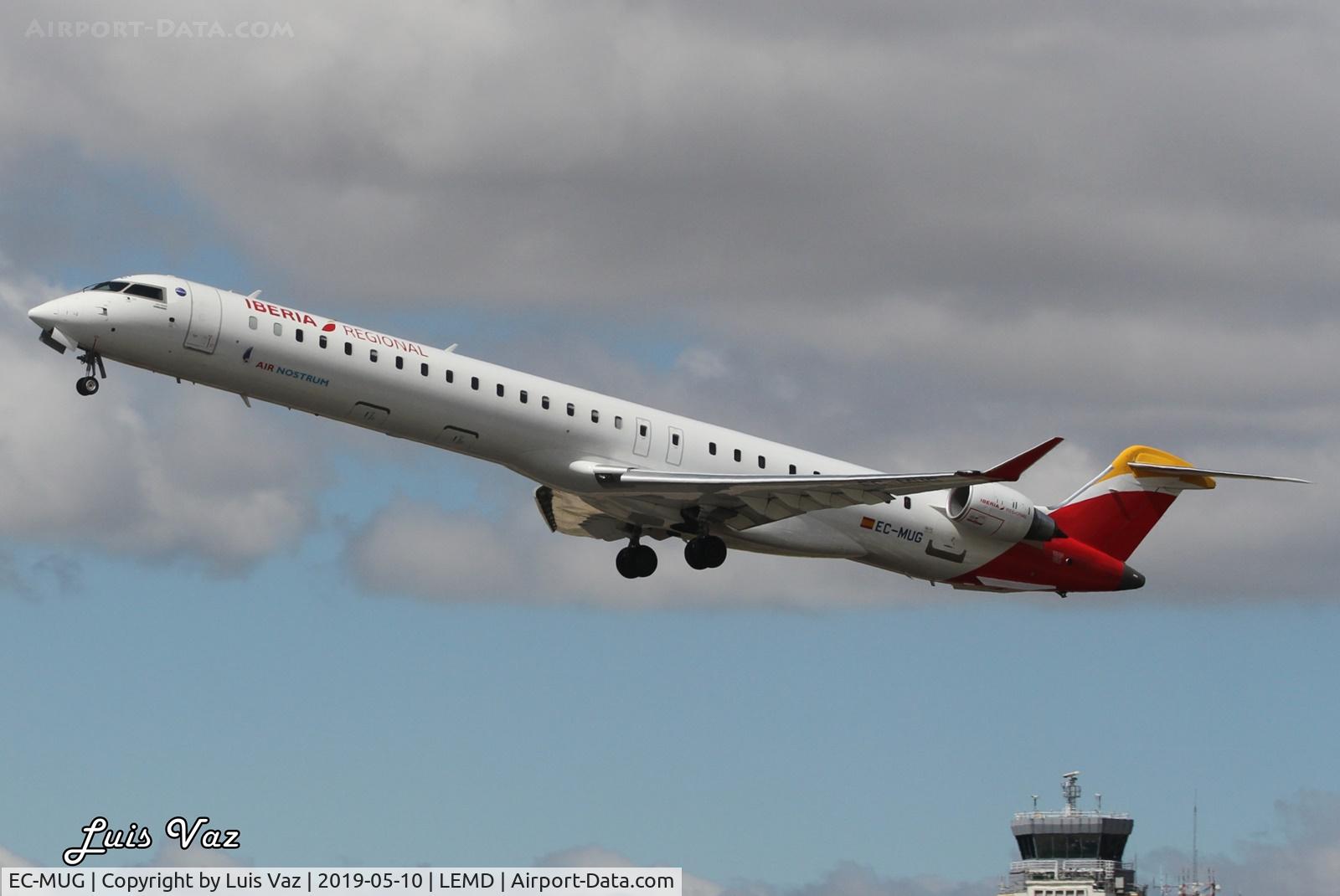 EC-MUG, 2018 Bombardier CRJ-1000 (CL-600-2E25) C/N 19061, Air Nostrum