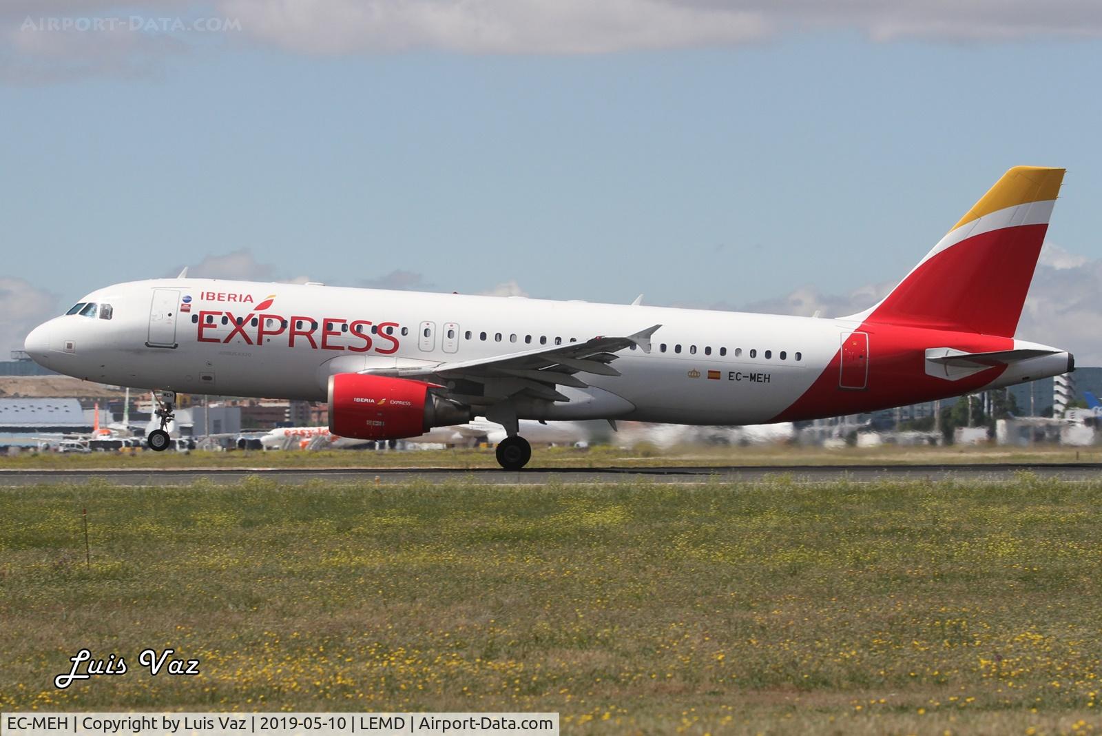 EC-MEH, 2001 Airbus A320-214 C/N 1450, Iberia Express