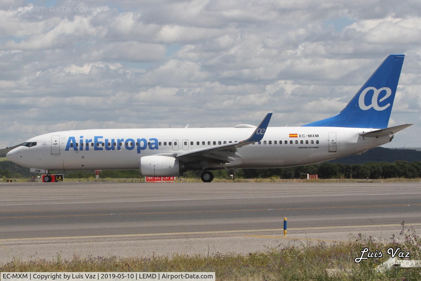 EC-MXM, 2018 Boeing 737-800 C/N 60591, Air Europa
