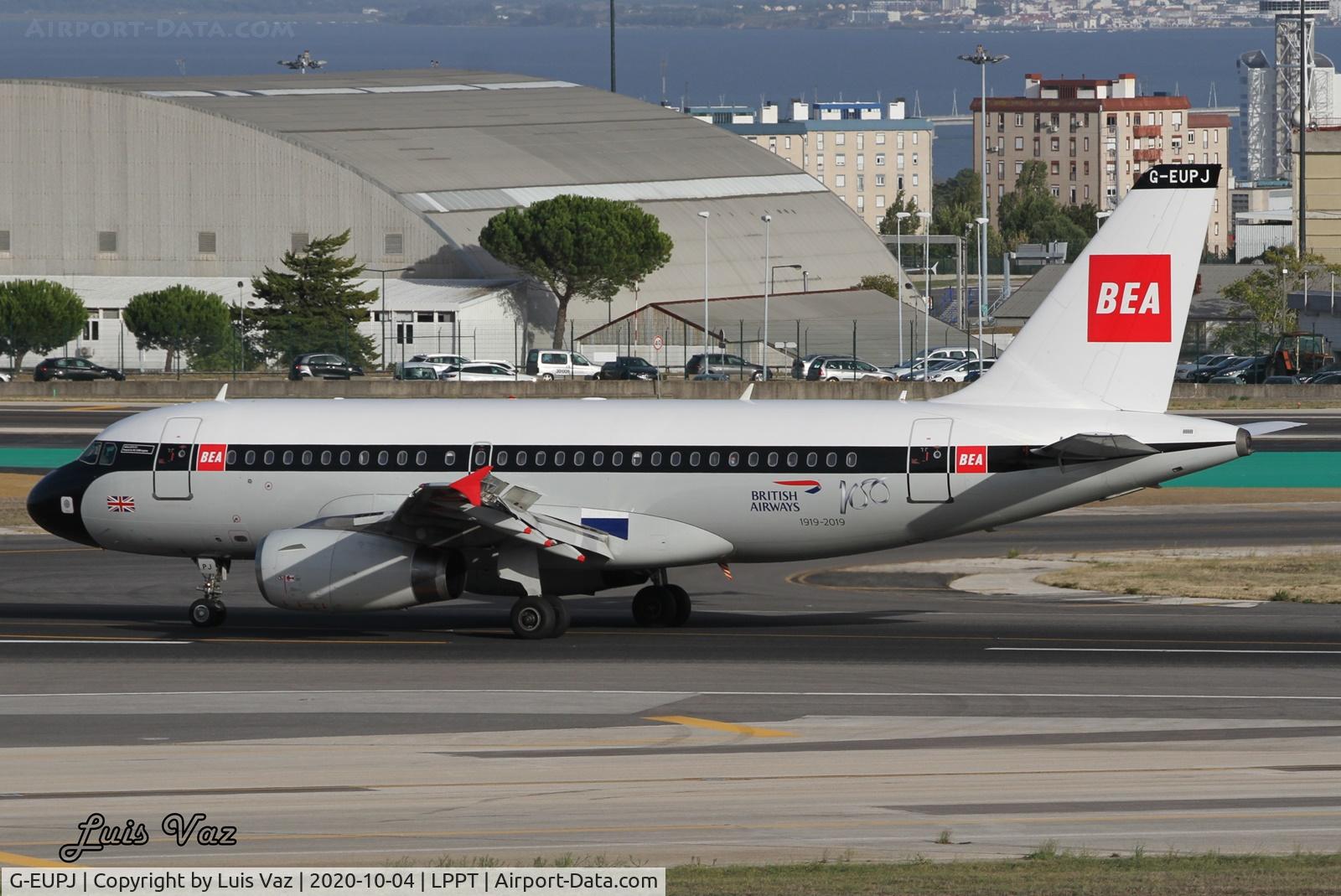 G-EUPJ, 2000 Airbus A319-131 C/N 1232, British Airways - BEA cs
