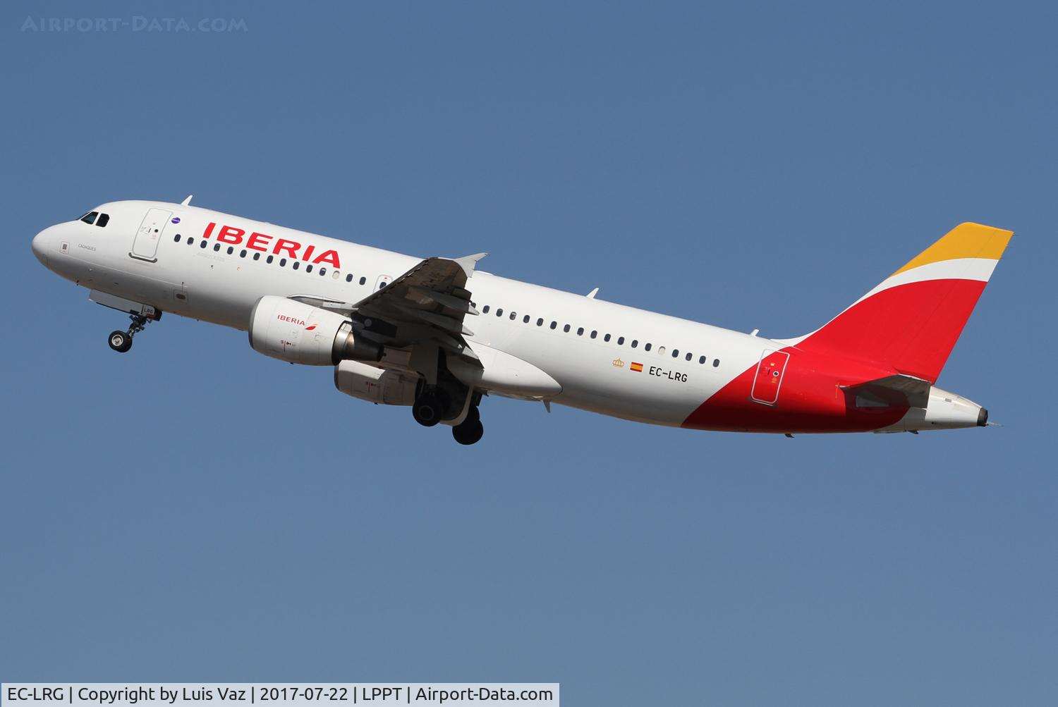 EC-LRG, 2001 Airbus A320-214 C/N 1516, Iberia