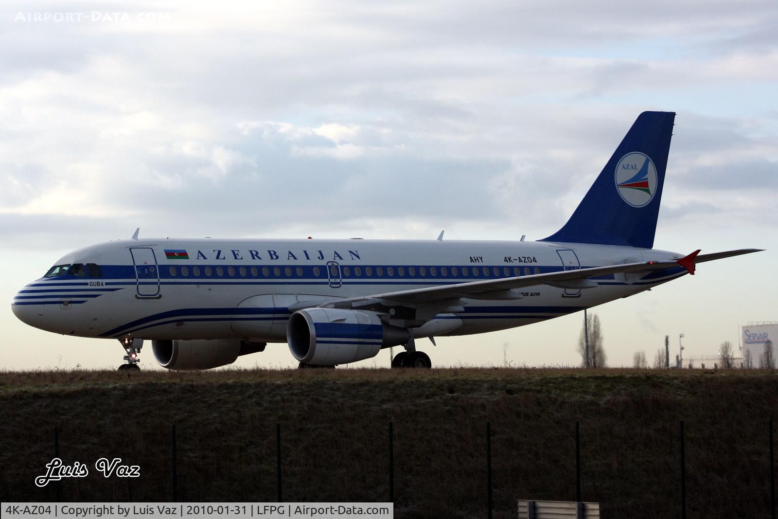 4K-AZ04, 2005 Airbus A319-111 C/N 2588, Azerbaijan