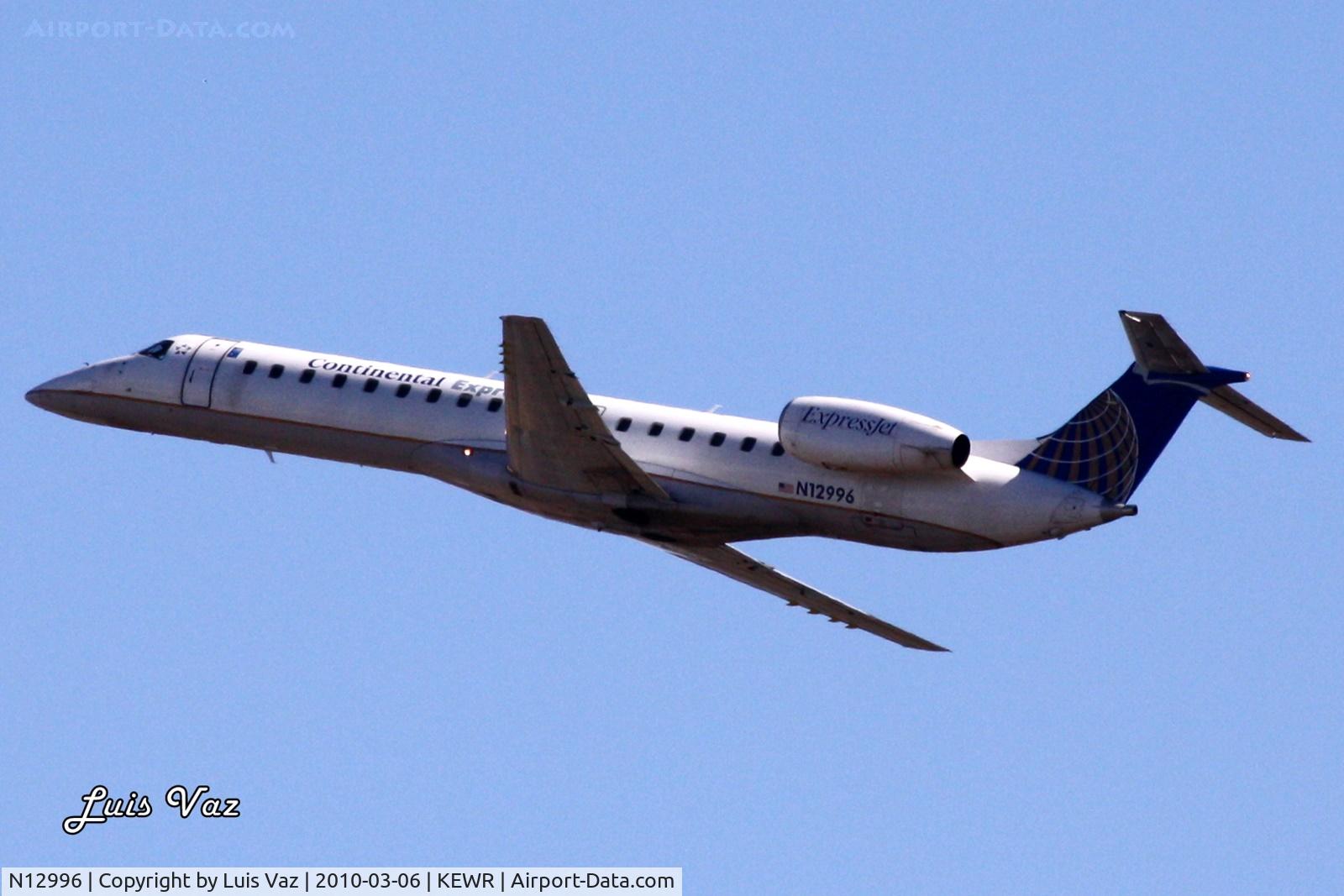 N12996, 2000 Embraer ERJ-145LR (EMB-145LR) C/N 145296, Continental Exporess