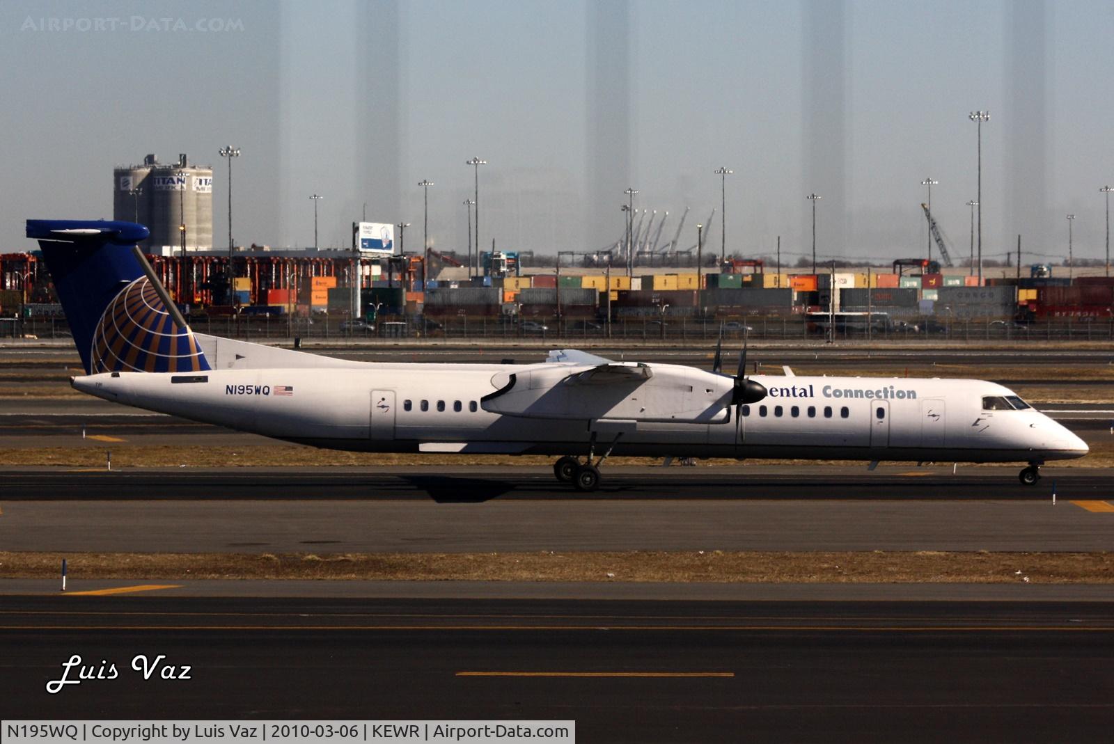 N195WQ, 2008 Bombardier DHC-8-402 Dash 8 C/N 4195, Continental Connection
